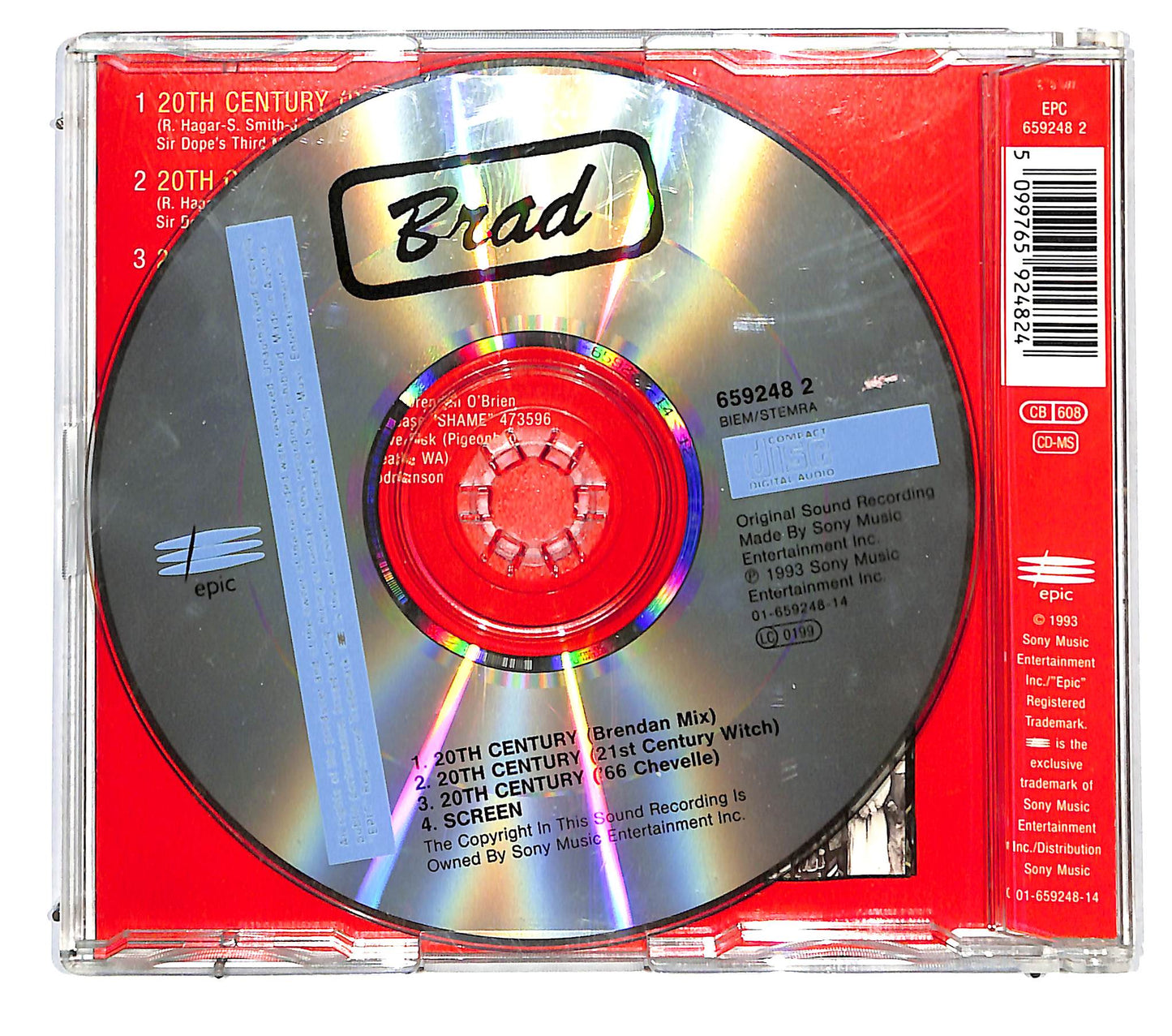 EBOND Brad - 20th Century CD CD122628
