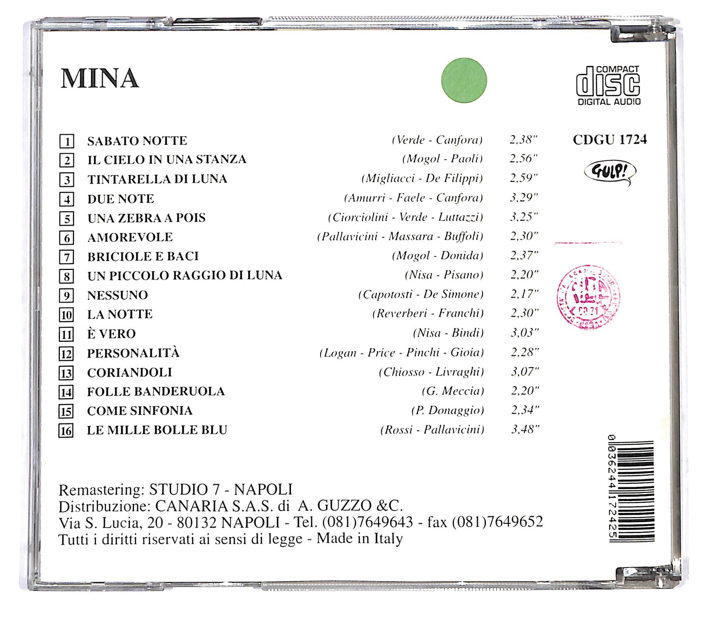 EBOND Mina - Mina CD CD122703