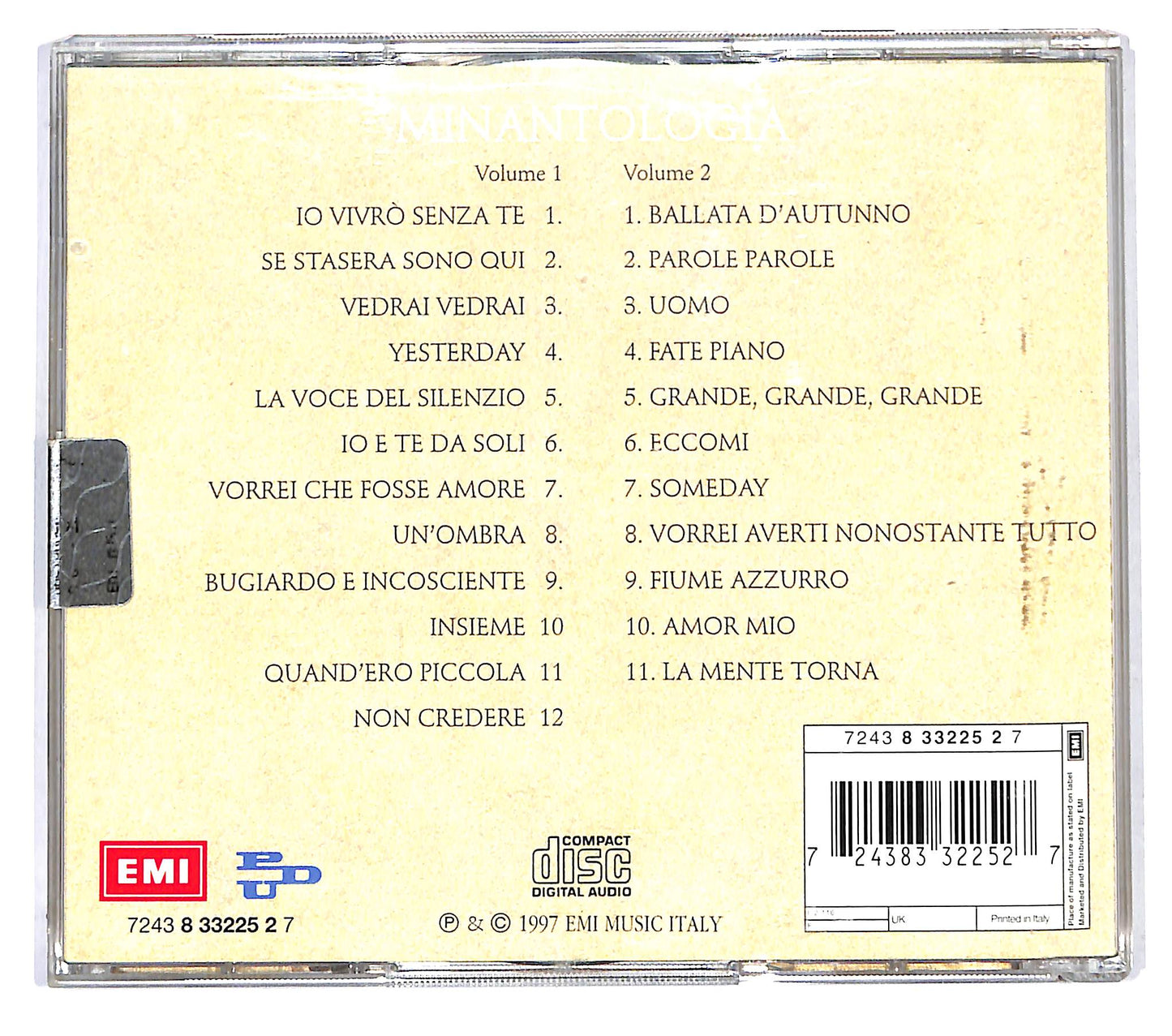 EBOND Mina - Minantologia CD CD122707