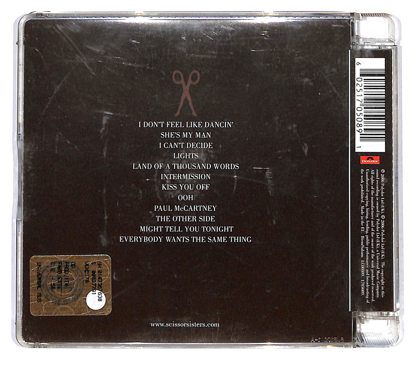 EBOND Scissor Sisters - Ta-Dah SJB CD CD122716