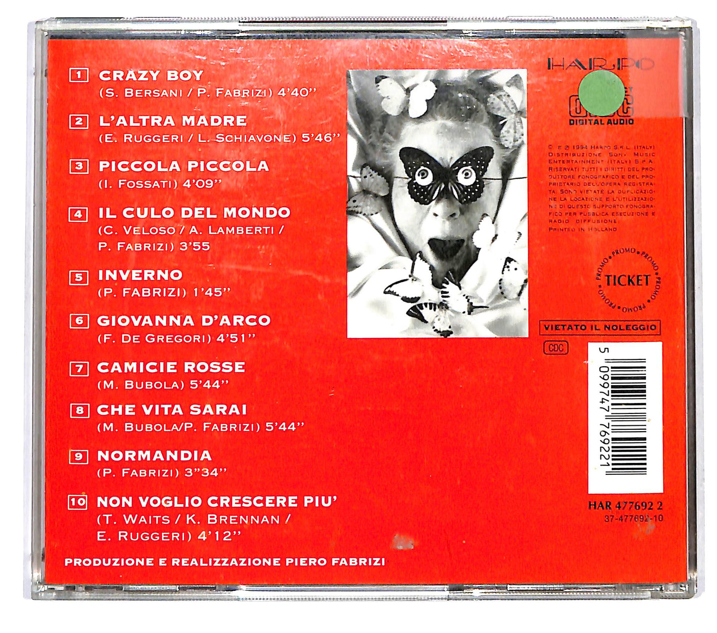 EBOND Fiorella Mannoia - Gente Comune CD CD122762