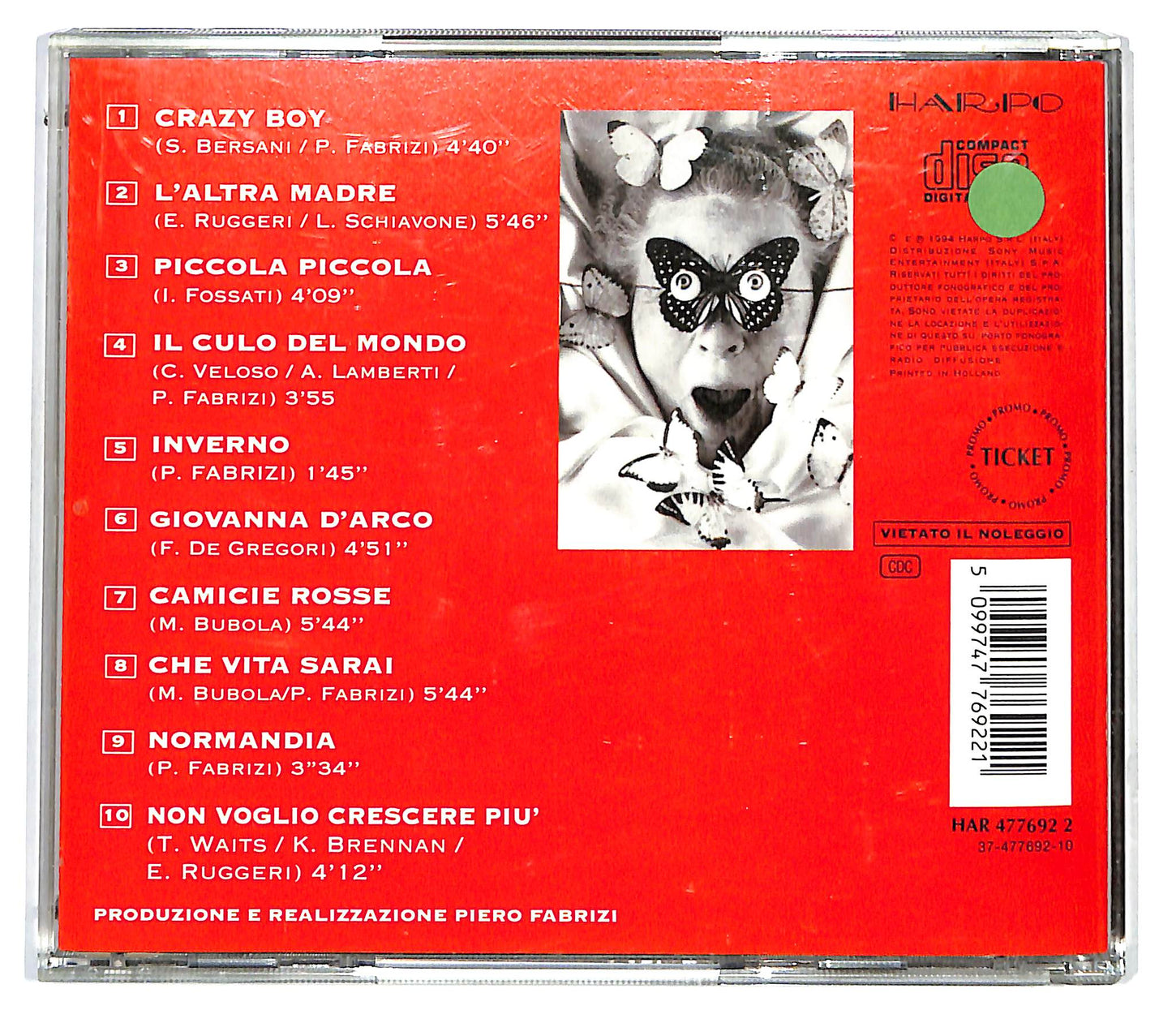 EBOND Fiorella Mannoia - Gente Comune CD CD122854