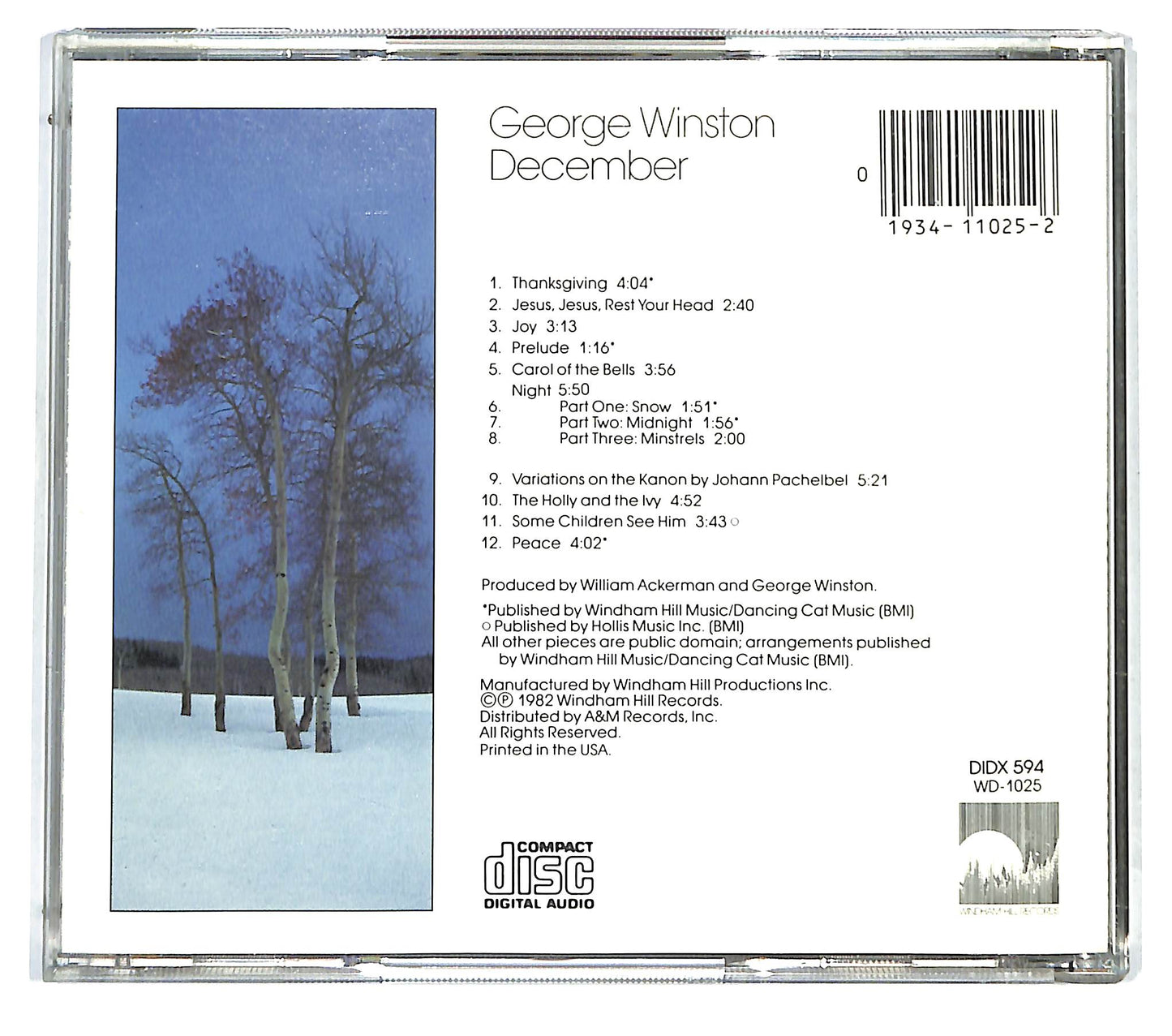 EBOND George Winston - December CD CD122859