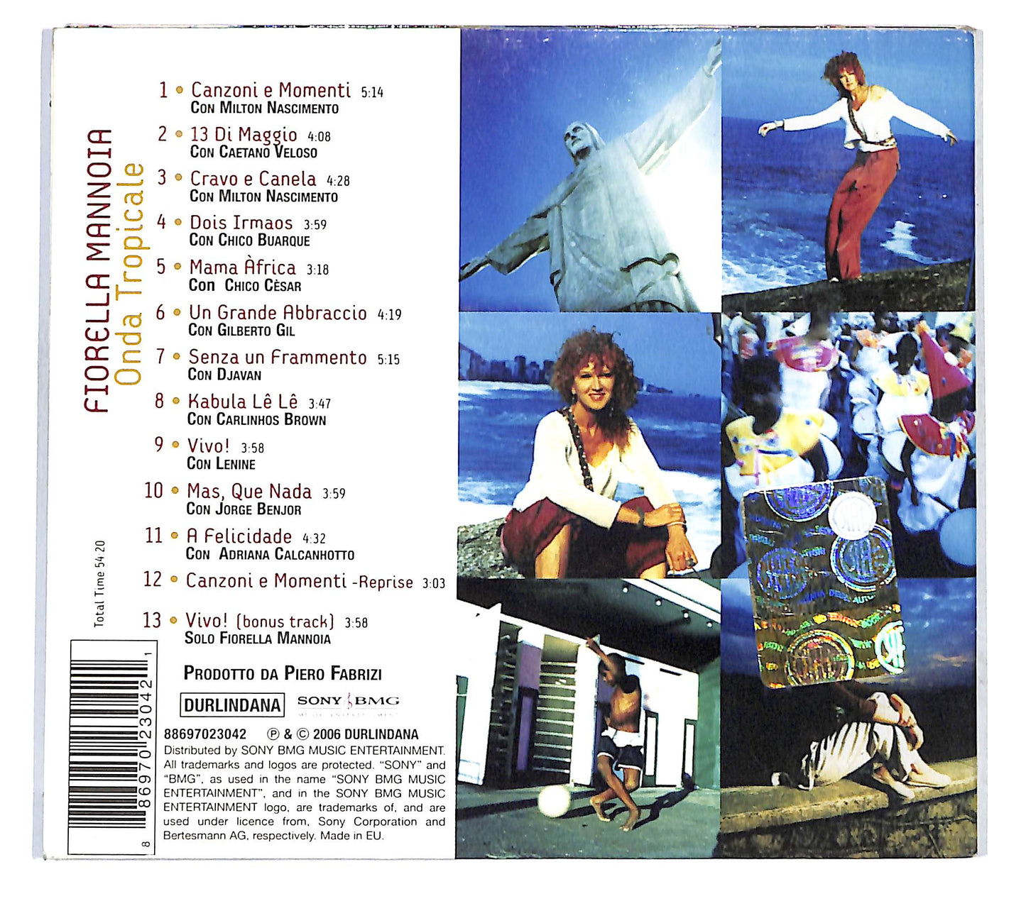 EBOND Fiorella Mannoia - Onda Tropicale DIGIPACK CD CD122909