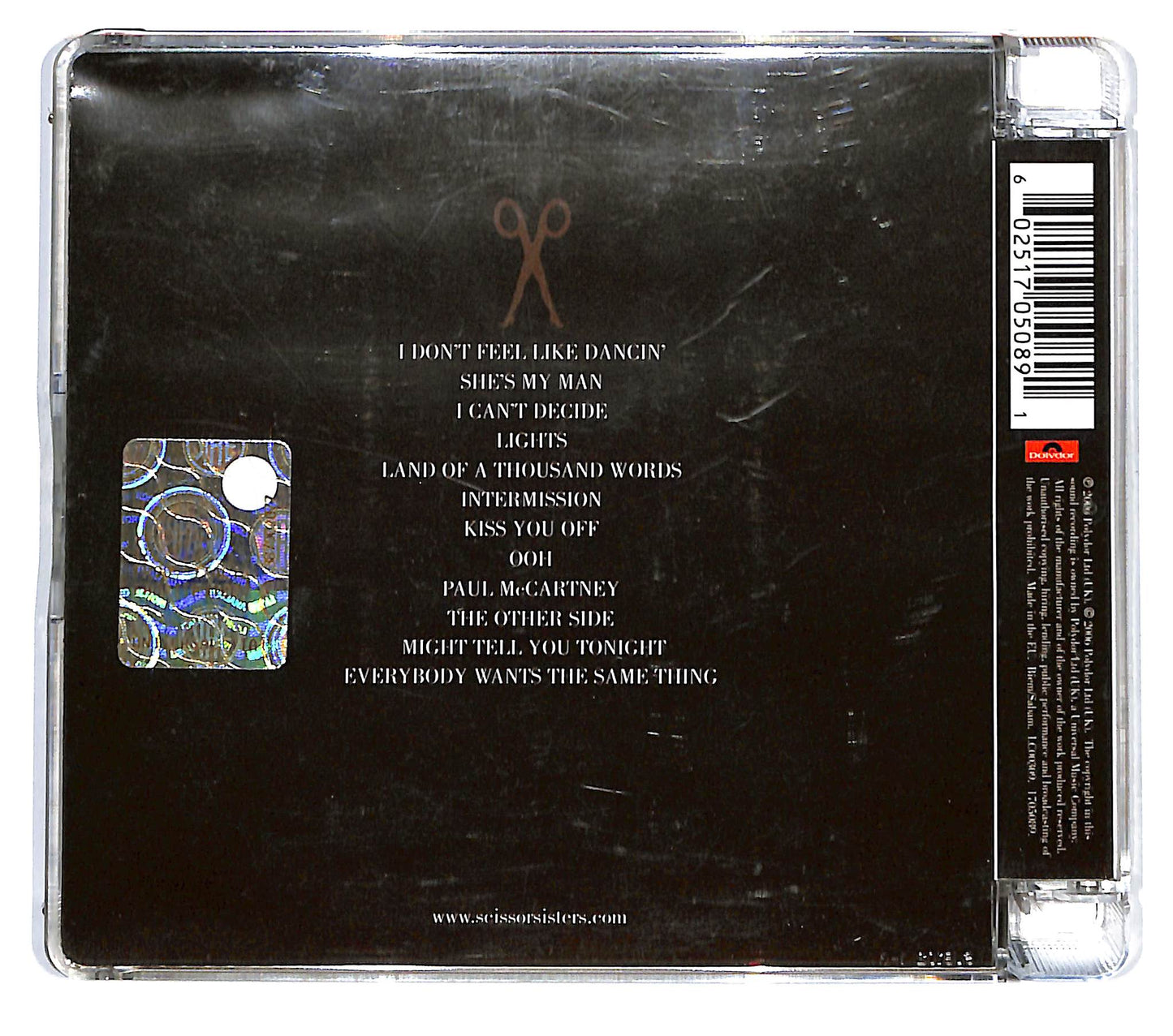 EBOND Scissor Sisters - Ta-Dah SJB CD CD122911