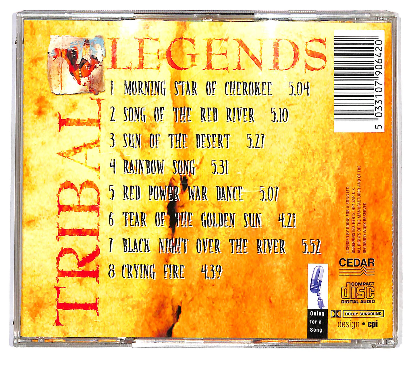 EBOND Navaj - Tribal Legends The Sounds Of Native America Vol 4 CD CD122914