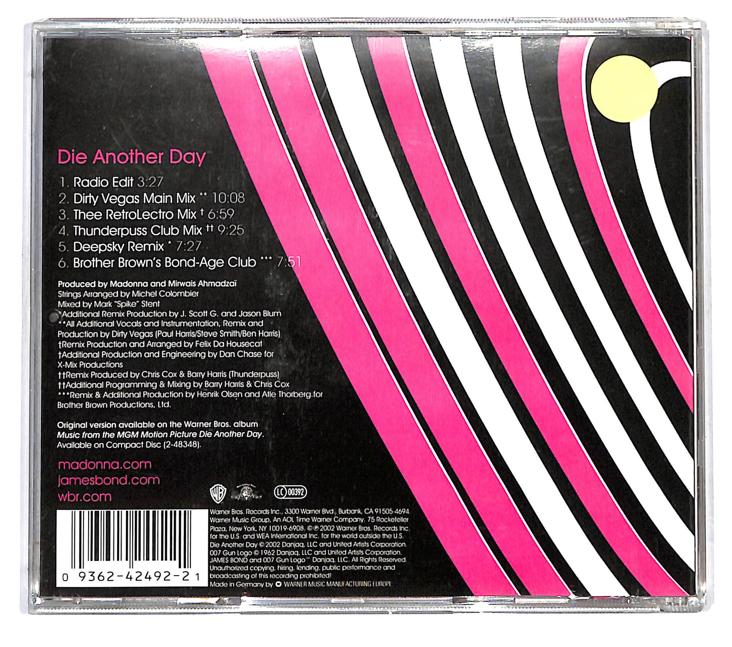 EBOND Madonna - Die Another Day CD CD122915