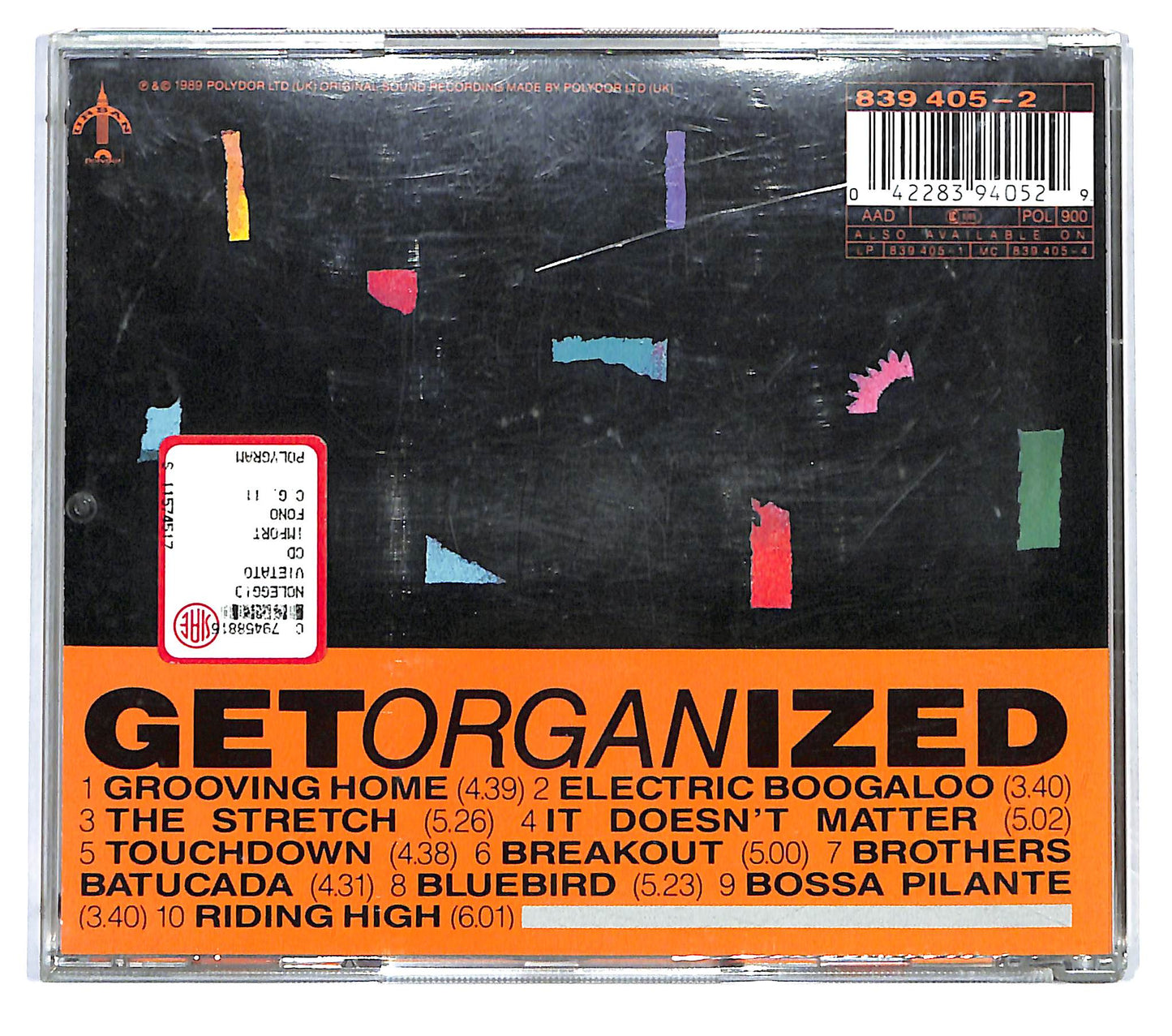 EBOND The James Taylor Quartet - Get Organized CD CD122925
