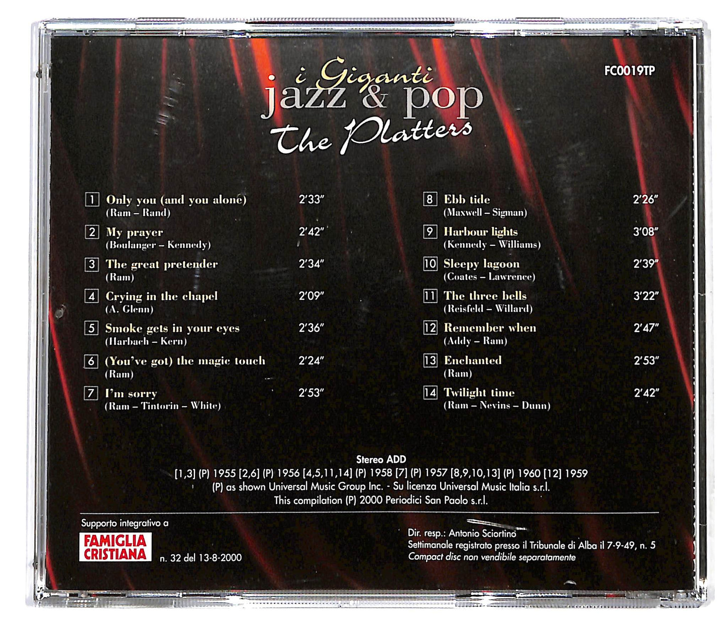 EBOND The Platters - The Platters EDITORIALE CD CD122939