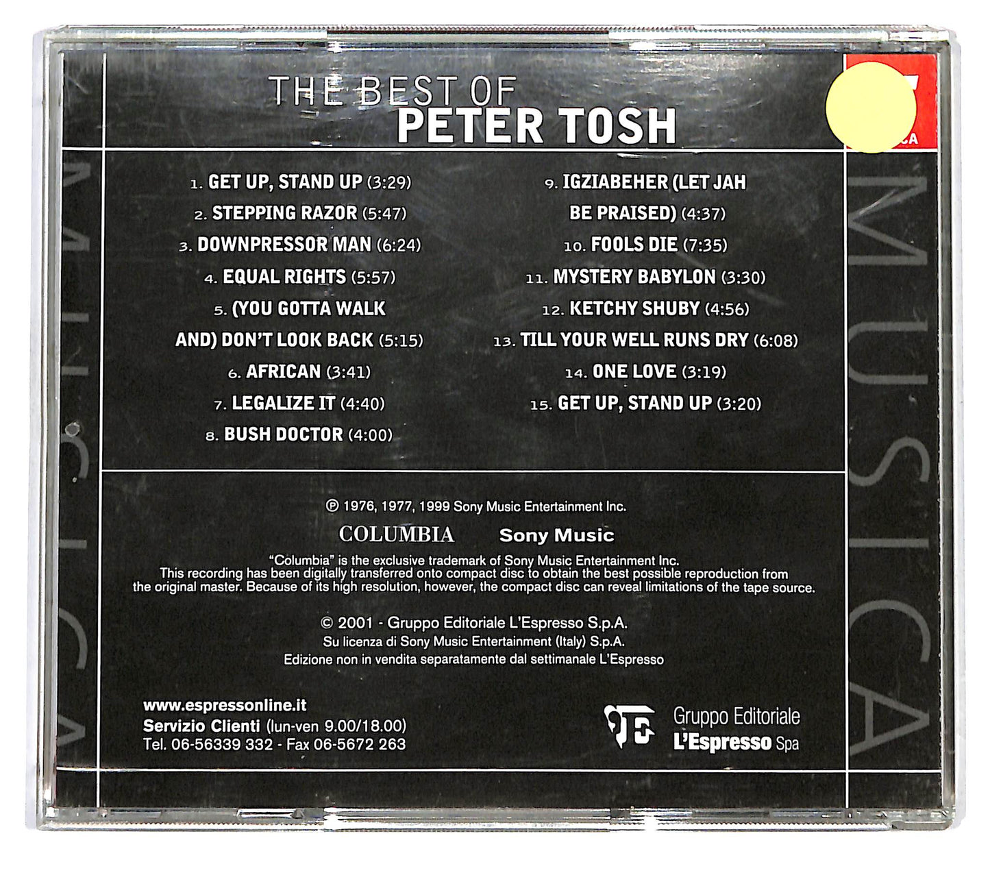 EBOND Peter Tosh - The Best Of Peter Tosh EDITORIALE CD CD122967