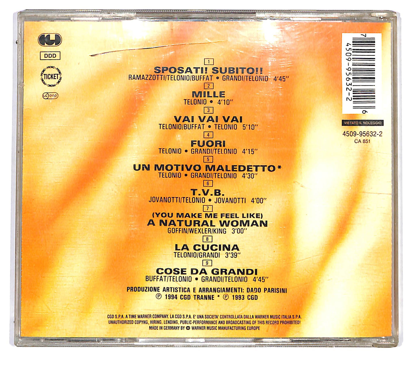 EBOND Irene Grandi - Irene Grandi CD CD123054