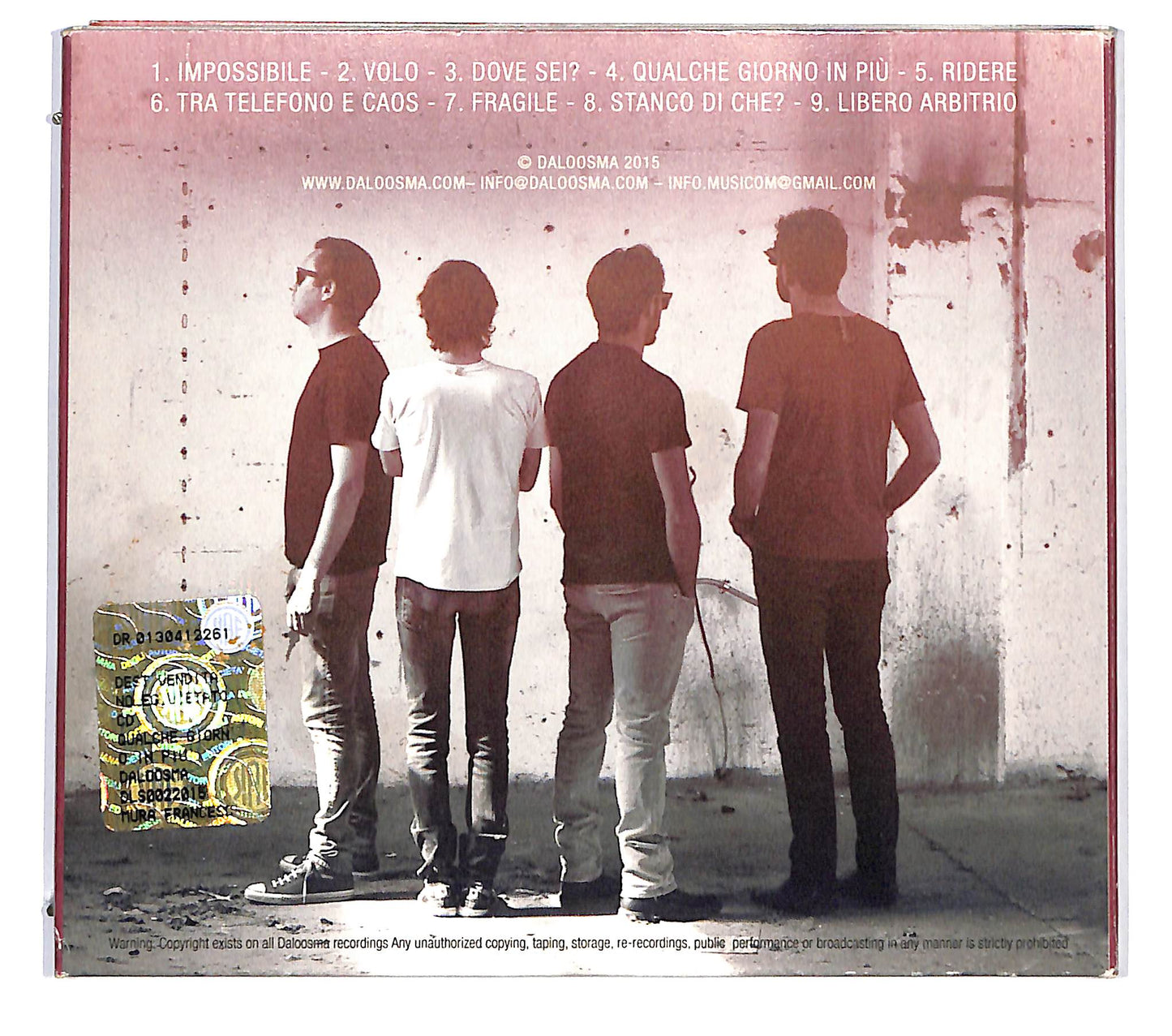EBOND Daloosma - Qualche Giorno in Piu CD CD123061
