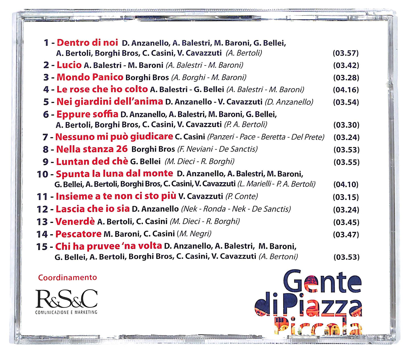 EBOND Various - Gente di Piazza Piccola CD CD123109