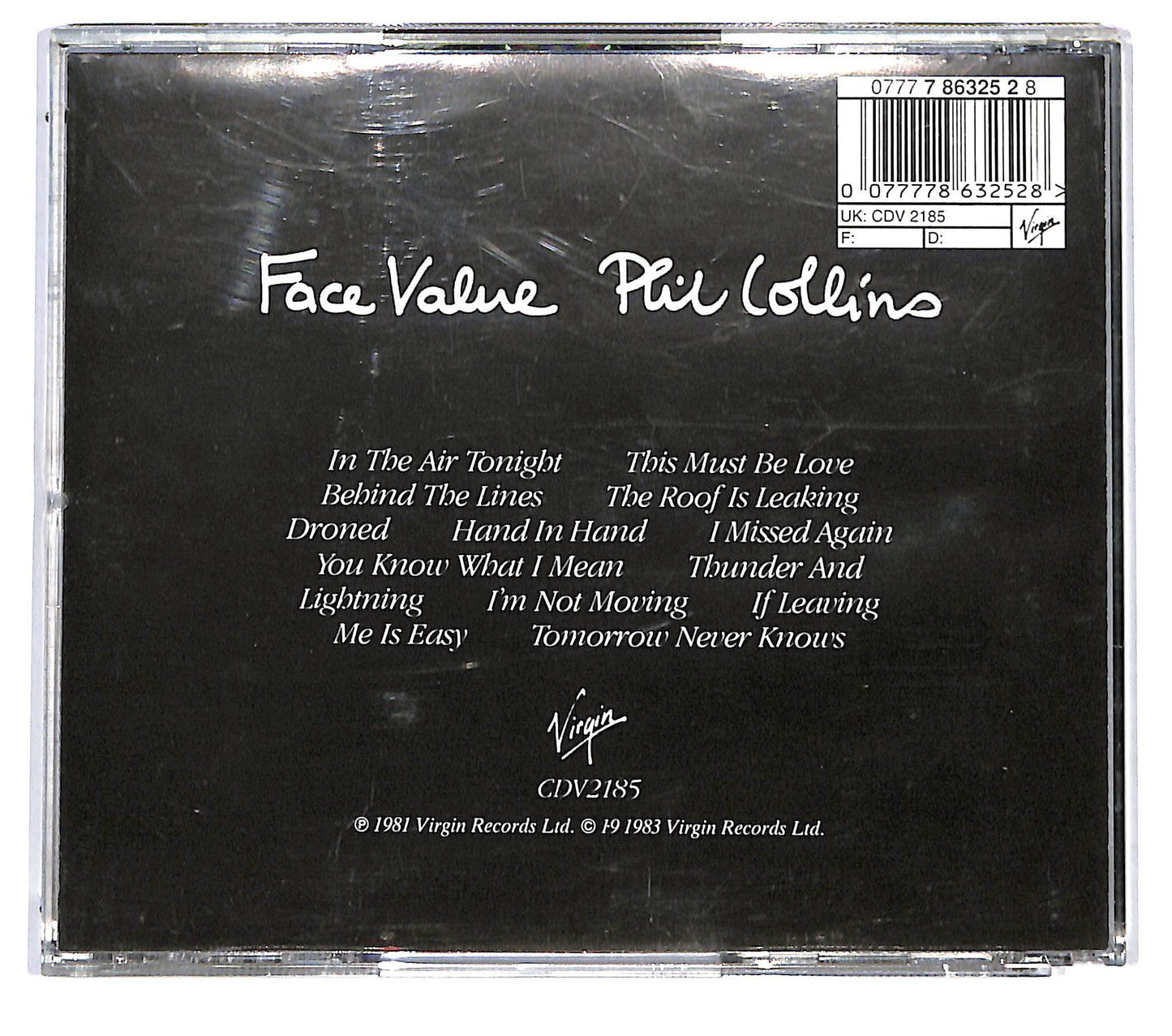EBOND Phil Collins - Face Value CD CD123149