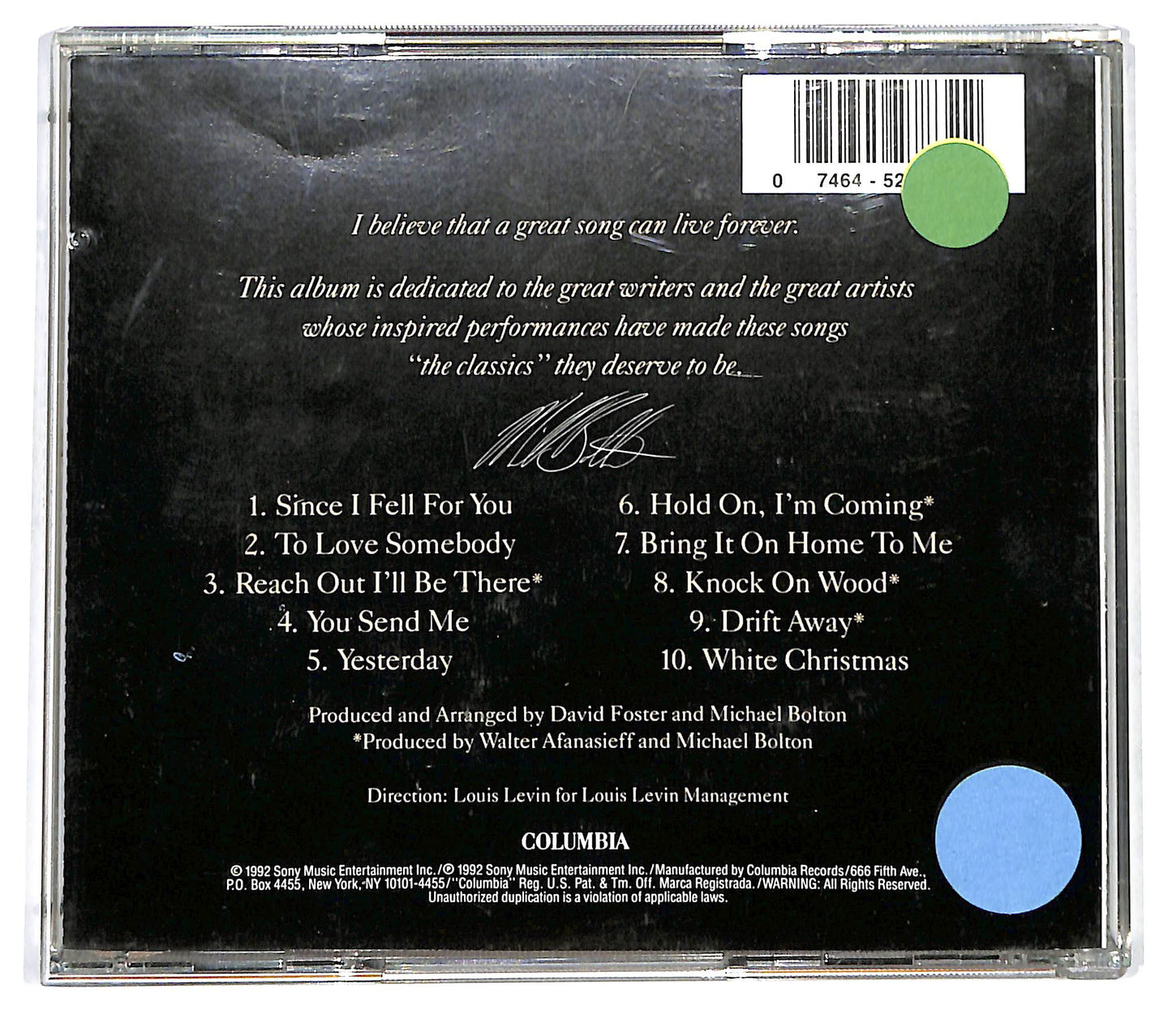 EBOND Michael Bolton - Timeless (The Classics) CD CD123238