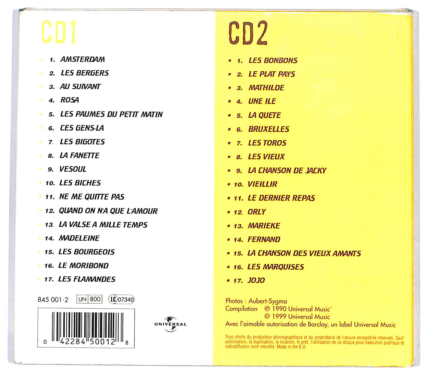 EBOND Jacques Brel - Jacques Brel CD CD123247