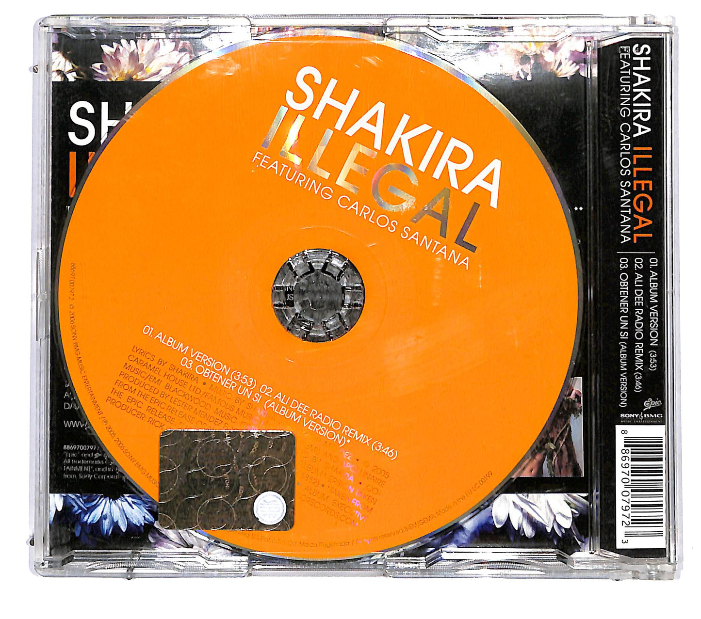 EBOND Shakira Featuring Carlos Santana - Illegal CD CD123304