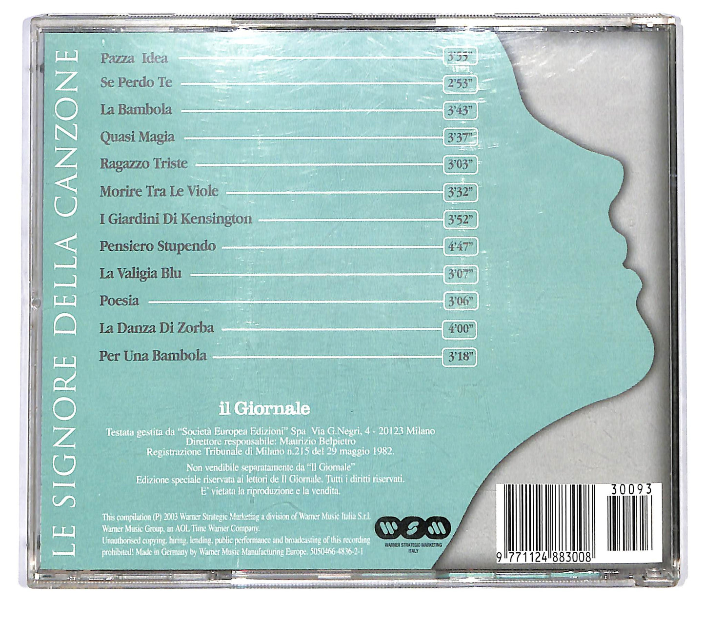 EBOND Patty Pravo - Patty Pravo EDITORIALE CD CD123317