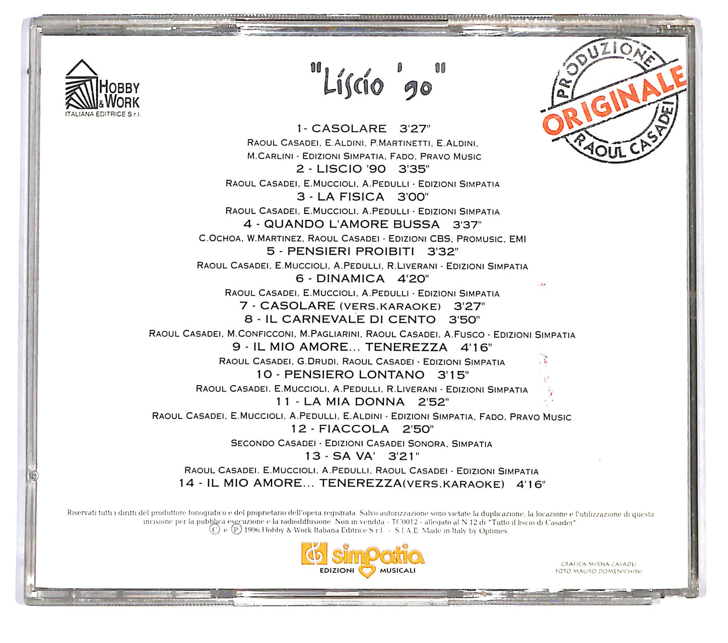 EBOND Casadei - Tutto Il Liscio Di Casadei Vol. 12 EDITORIALE CD CD123320