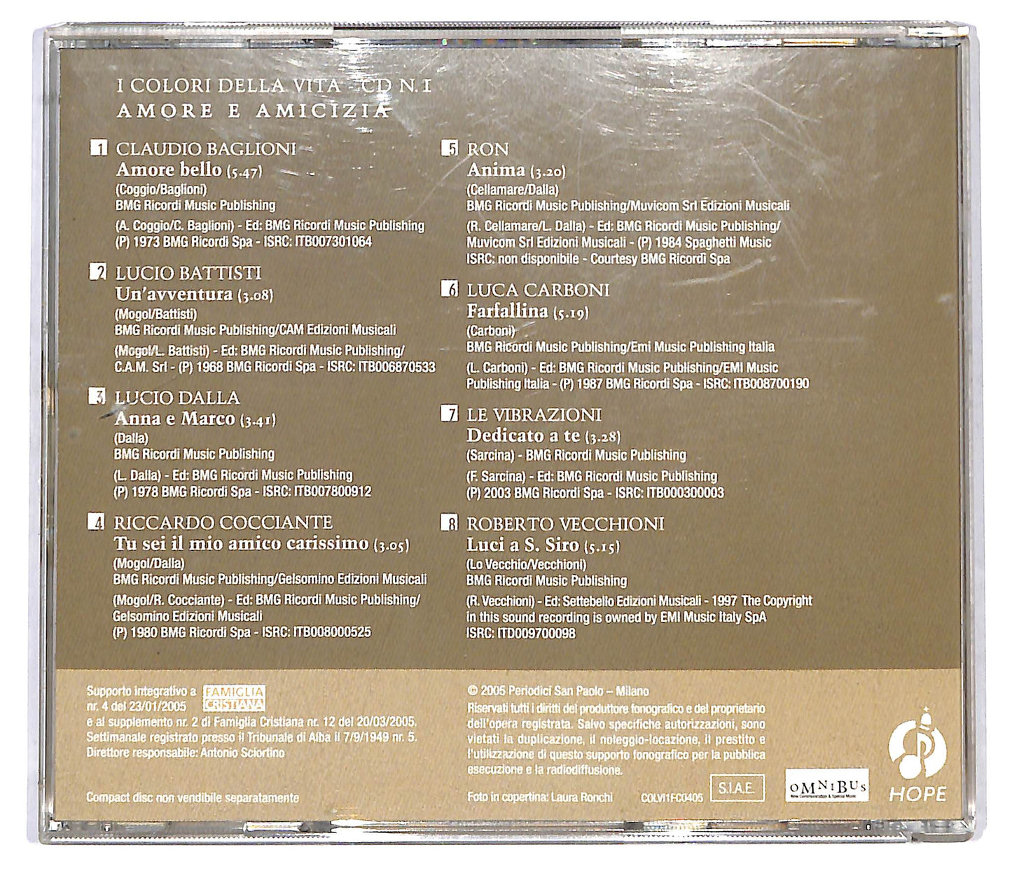 EBOND Various - Amore E Amicizia EDITORIALE CD CD123323