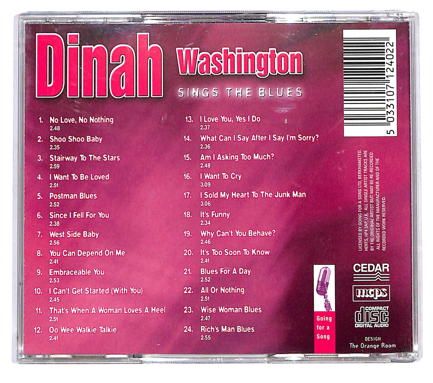 EBOND Dinah Washington - Sings The Blues CD CD123348