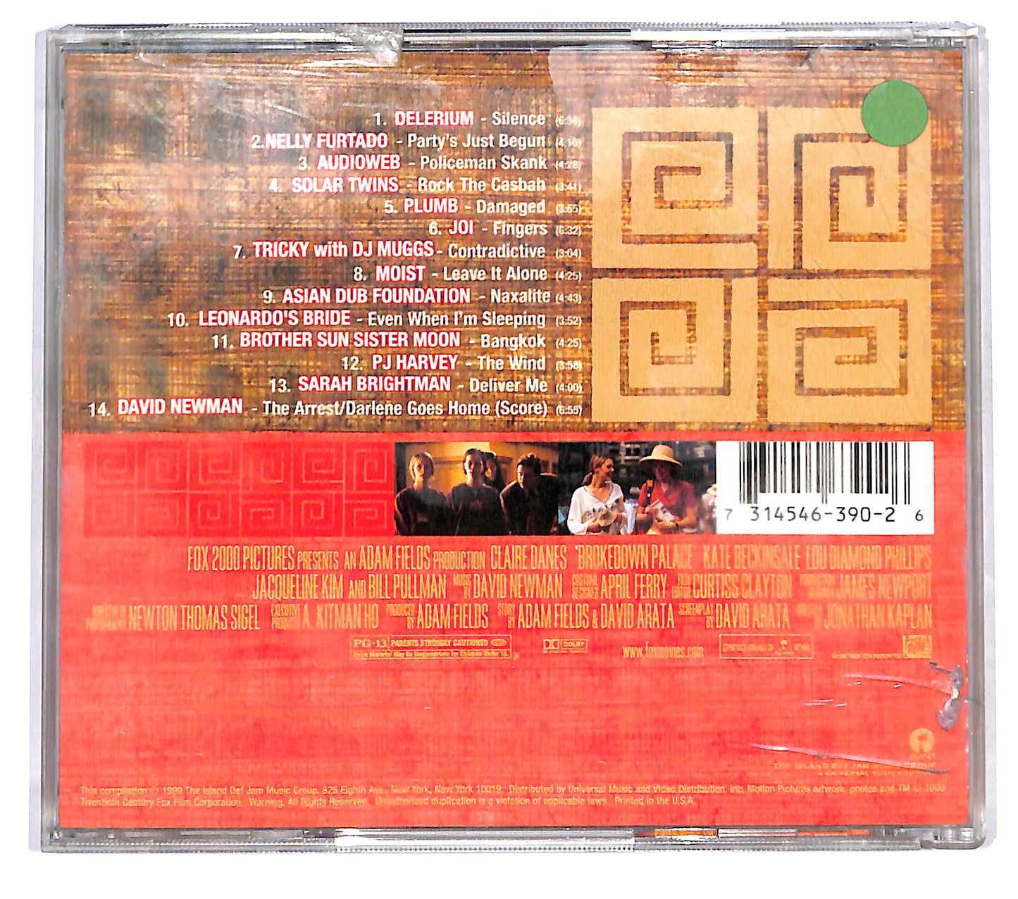 EBOND Brokedown Palace Soundtrack CD CD123404