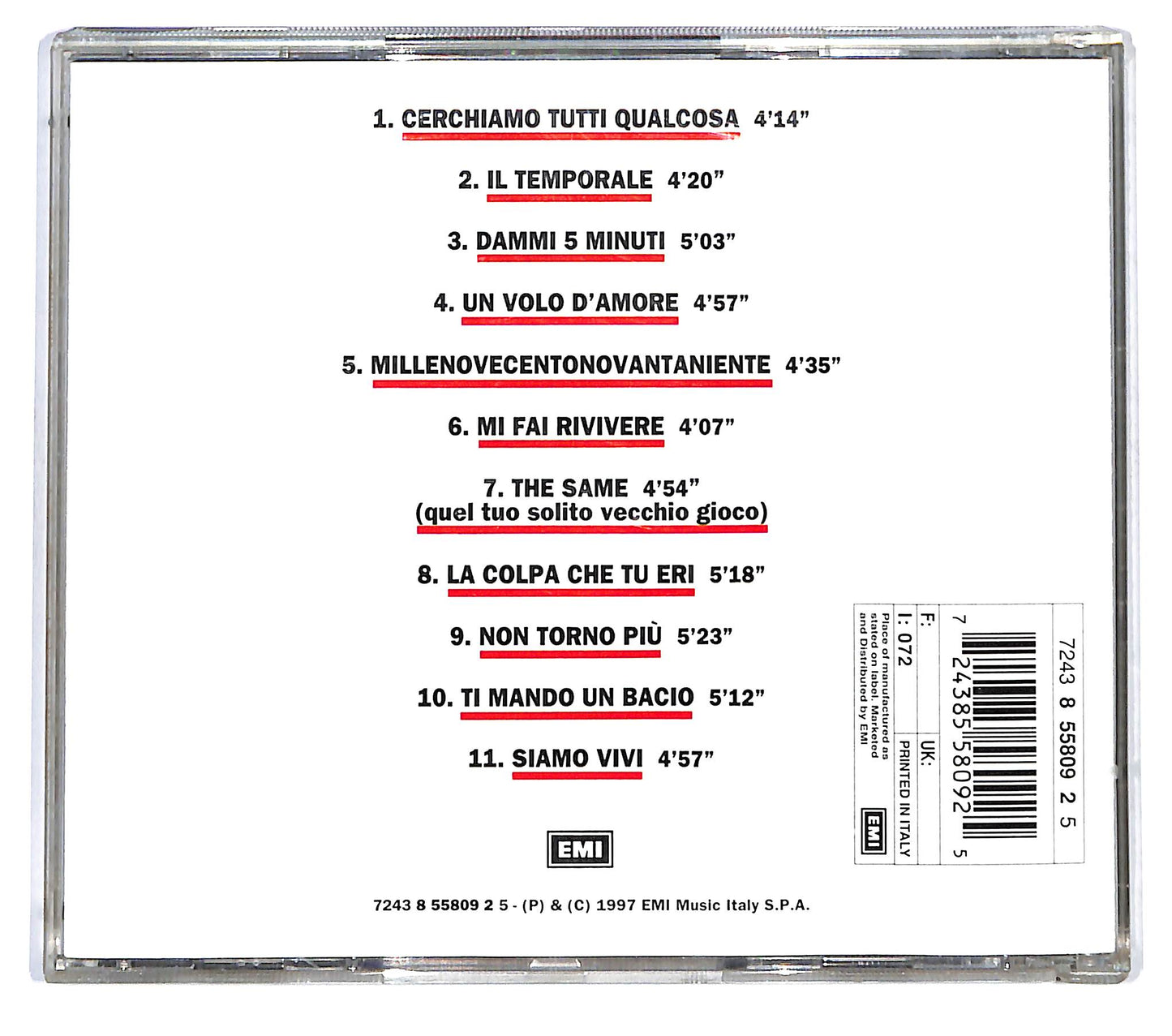 EBOND Stadio - Dammi 5 Minuti CD CD123411