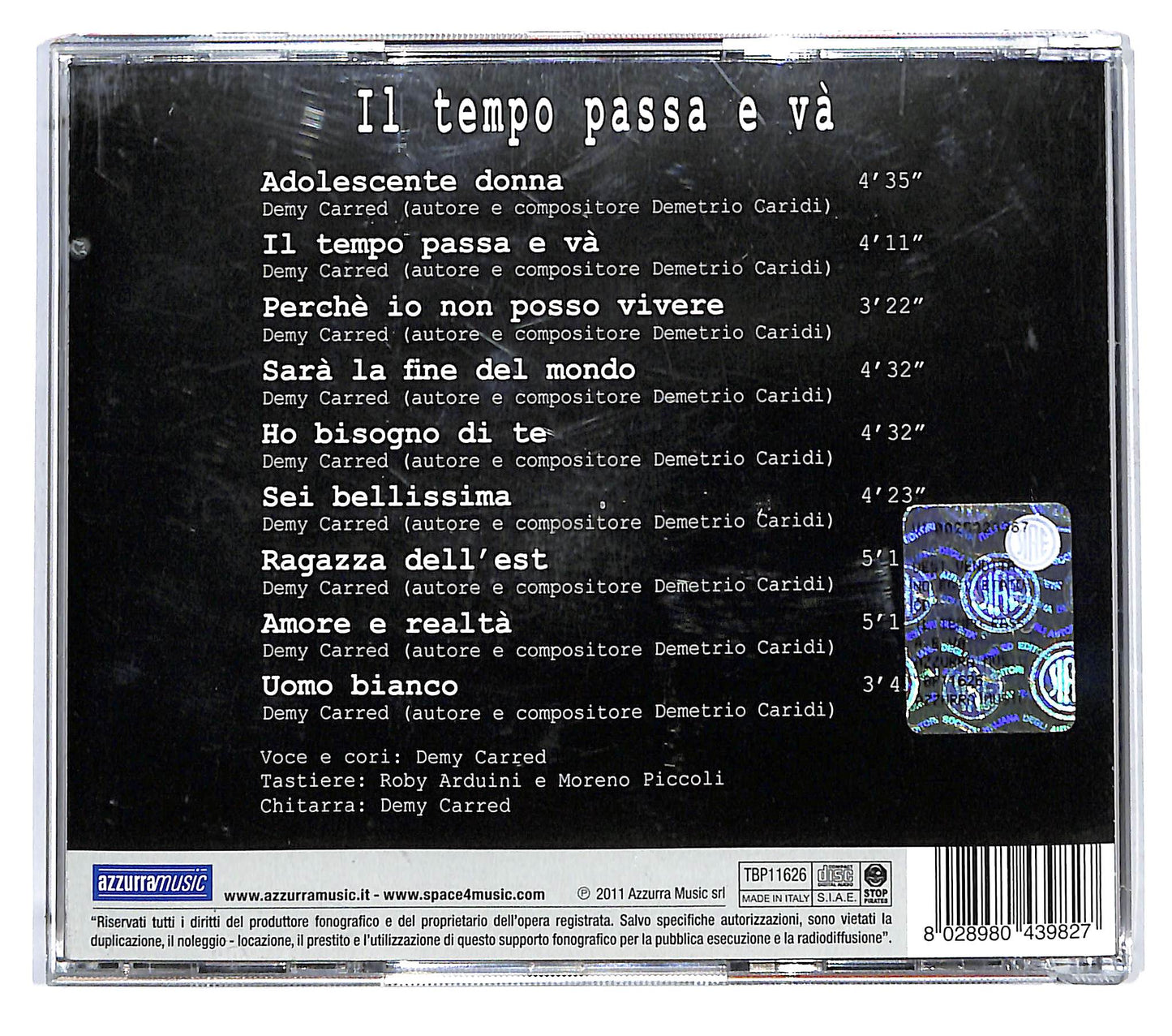 EBOND Demy Carred - Il Tempo Passa e Va CD CD123414