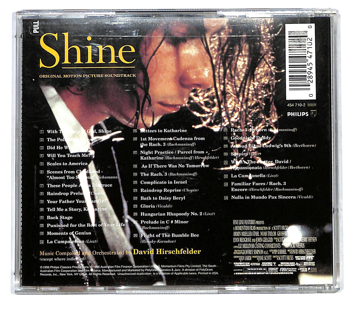 EBOND Various - Shine (Original Motion Picture Soundtrack) CD CD123433