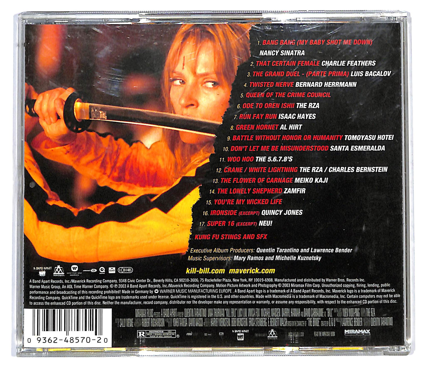 EBOND Various - Kill Bill Vol. 1 (Original Soundtrack) CD CD123442
