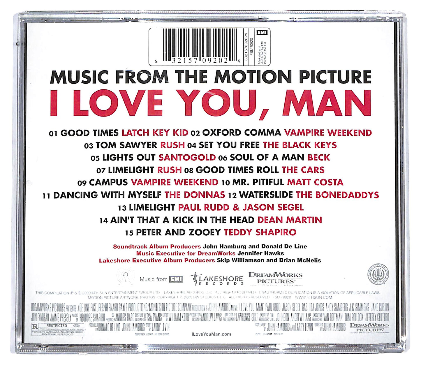 EBOND Various - I Love You, Man: Music From The Motion Picture CD CD123443