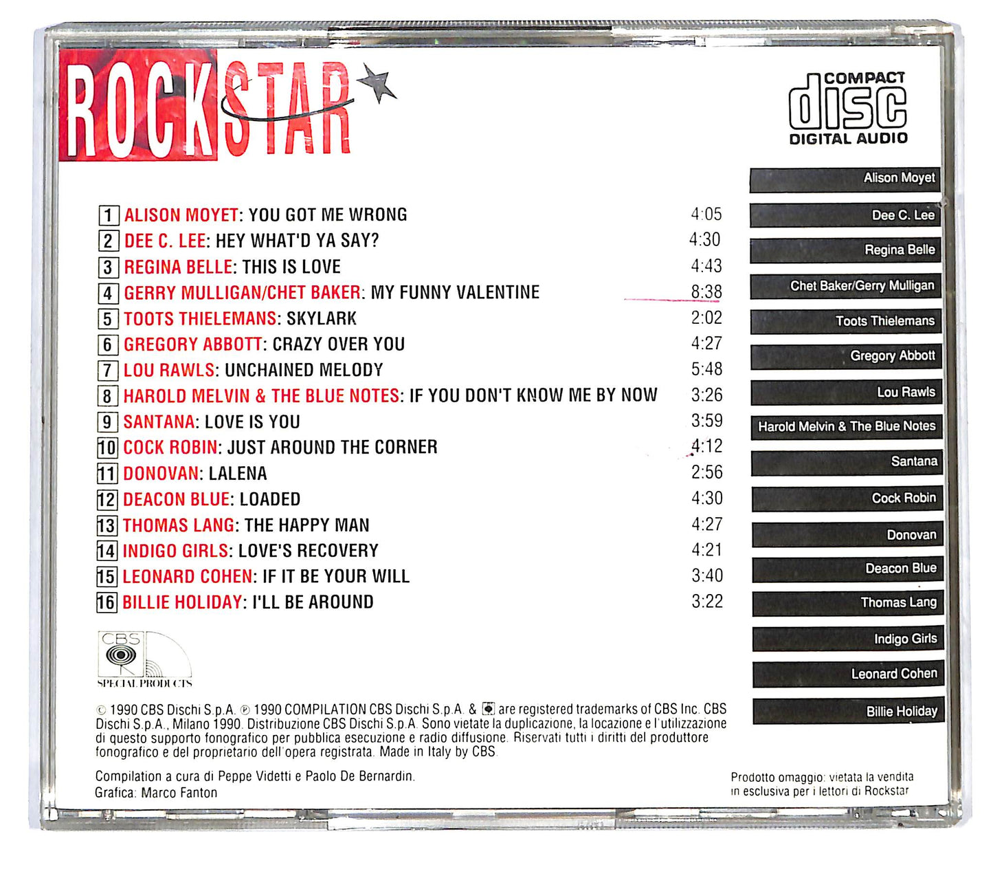 EBOND Various - Rockstar Compilation 5 CD CD123449