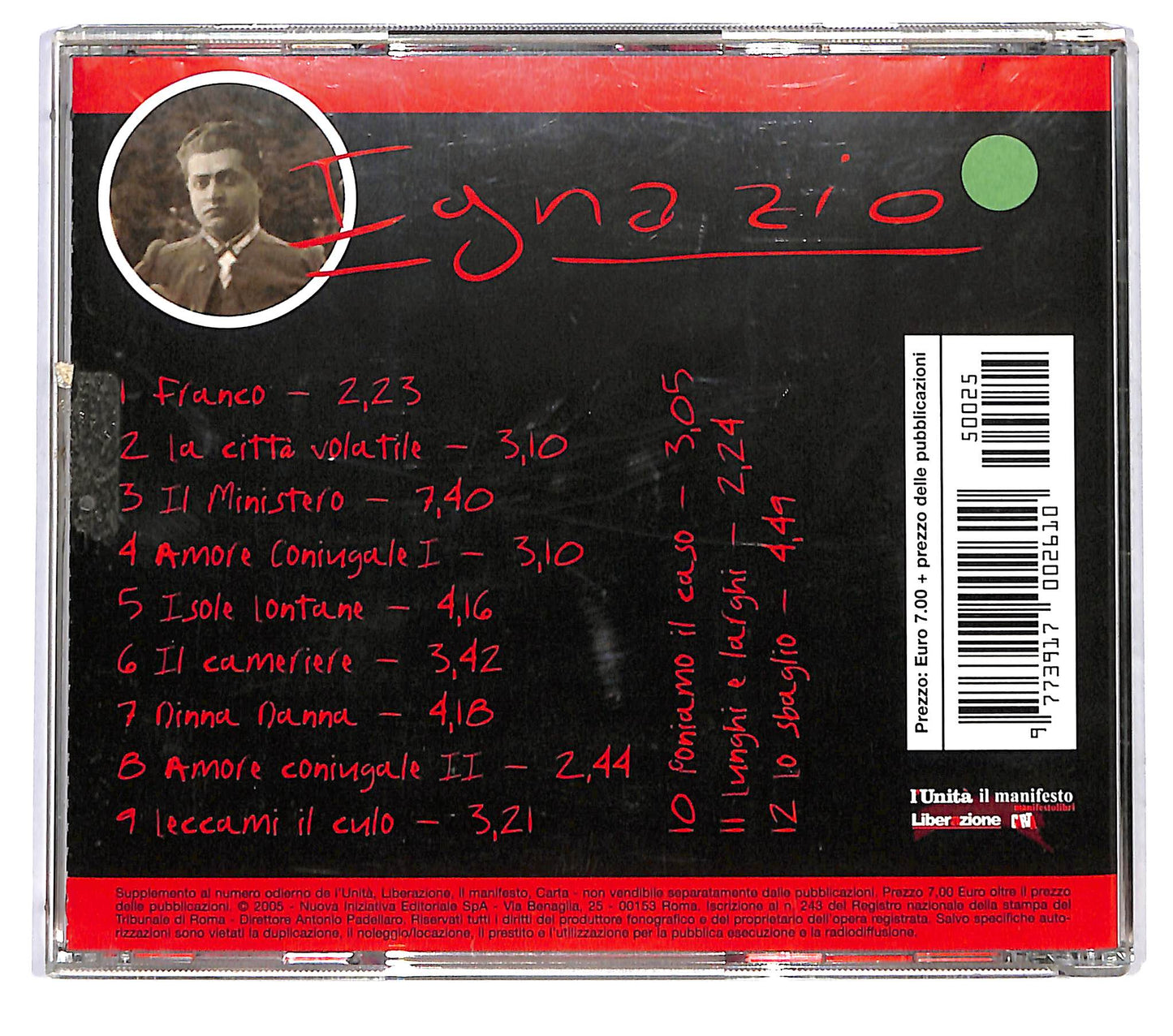 EBOND Paolo Pietrangeli - Ignazio EDITORIALE CD CD123549