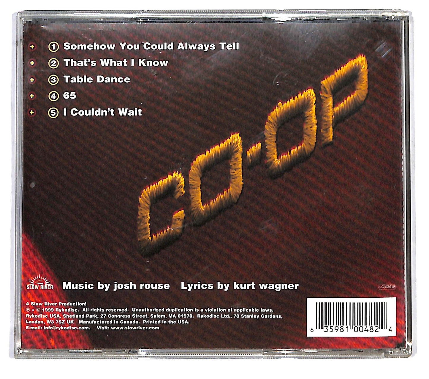EBOND Josh Rouse + Kurt Wagner - Chester CD CD123608