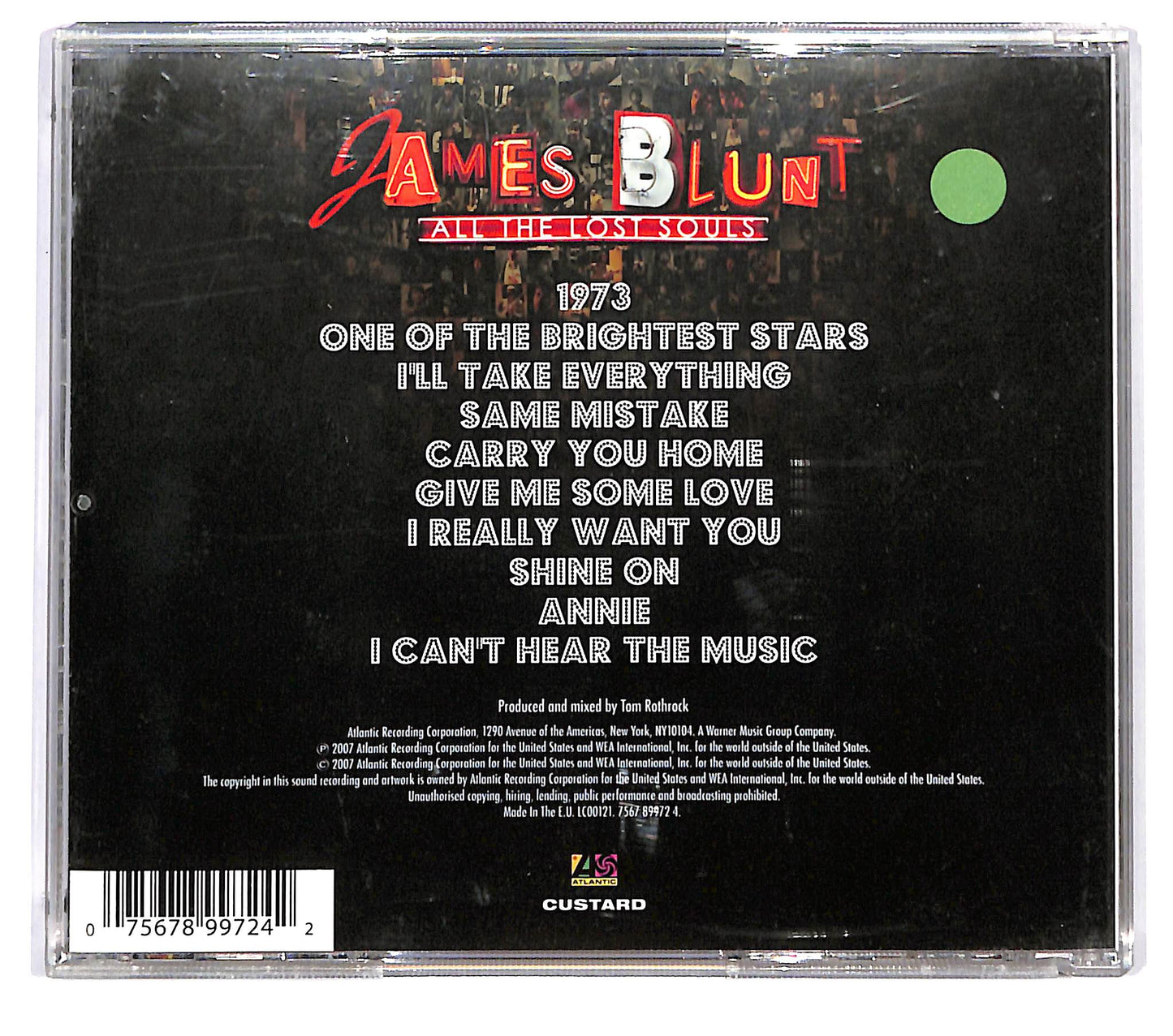 EBOND James Blunt - All The Lost Souls CD CD123617