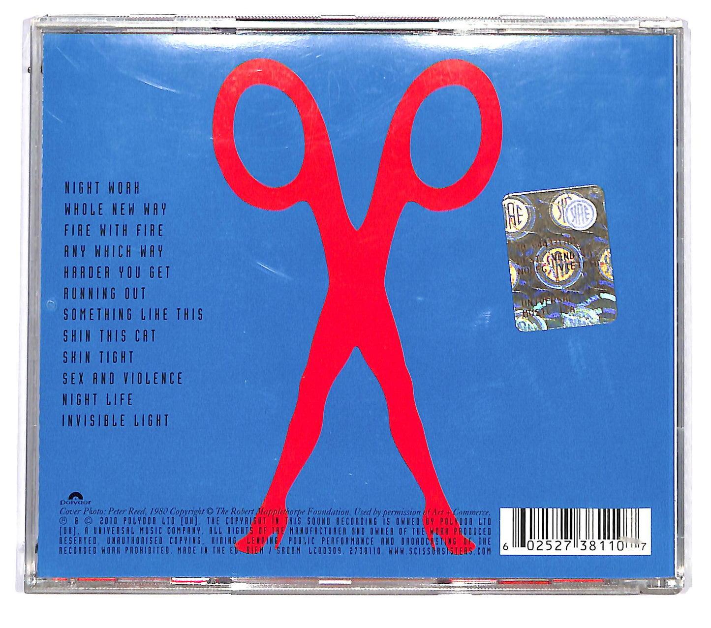 EBOND Scissor Sisters - Night Work CD CD123626
