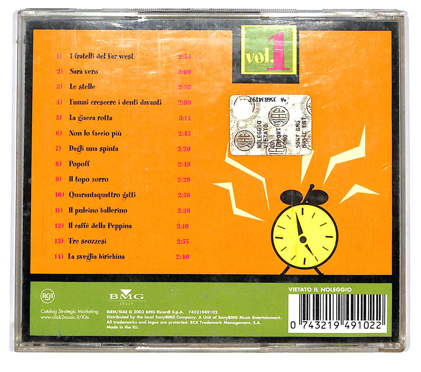 EBOND Piccolo Coro Dell'Antoniano - Lo Zecchino D'Oro Vol.1 CD CD123657