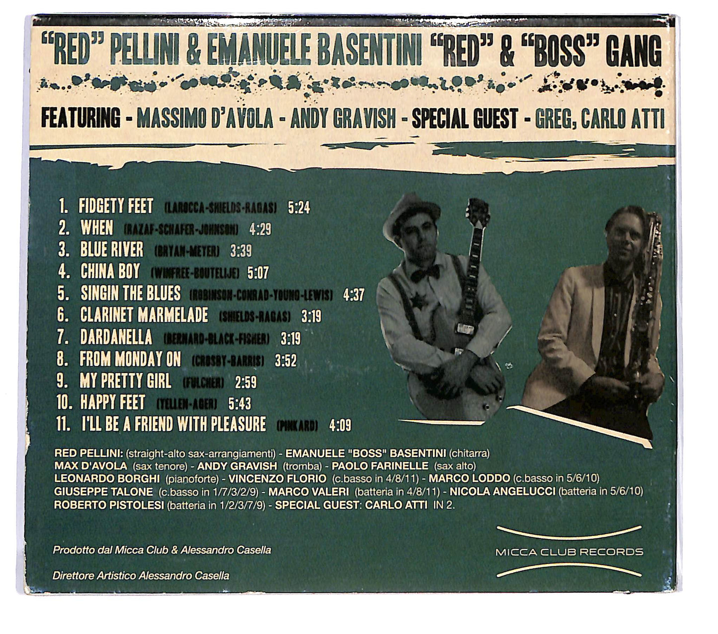 EBOND Red Pellini , Emanuele Basentini - Red & Boss Gang DIGIPACK CD CD123714