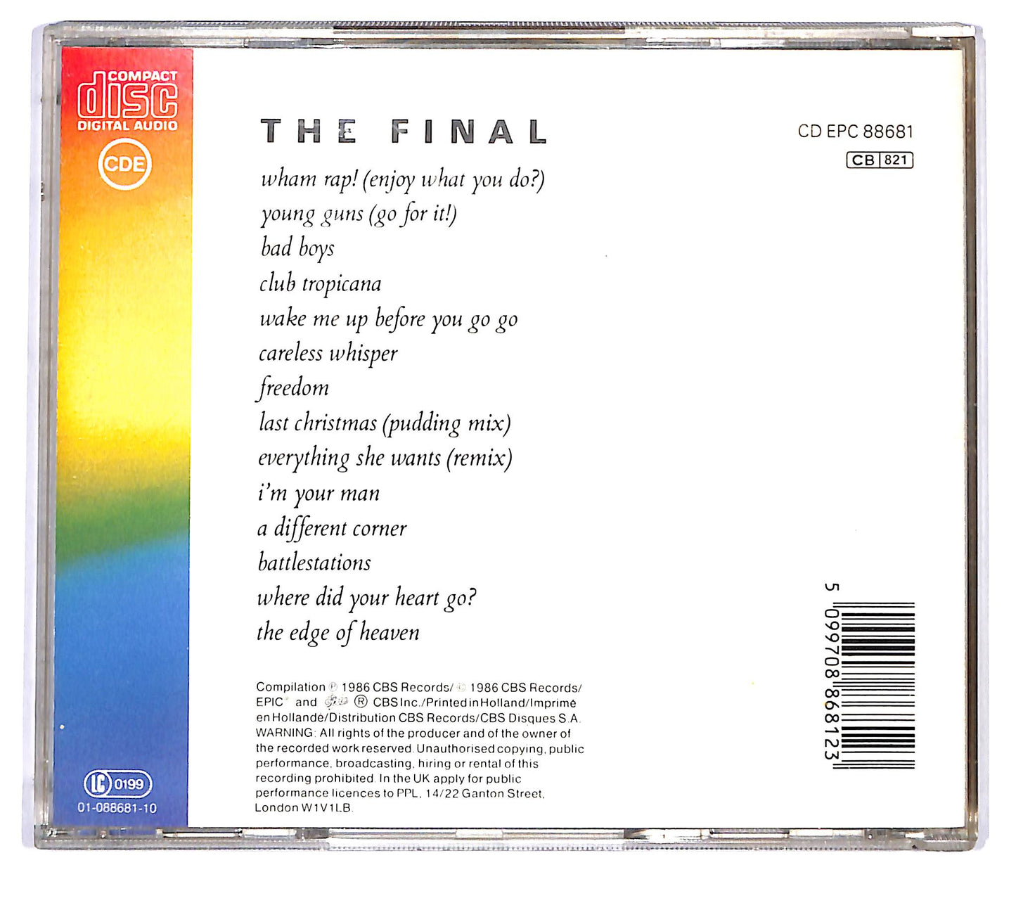 EBOND Wham! - The Final CD CD123743