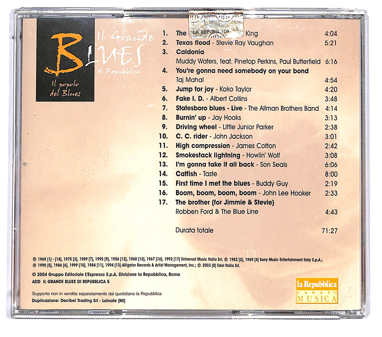 EBOND Various - Il Popolo Del Blues Vol 5 EDITORIALE CD CD123753