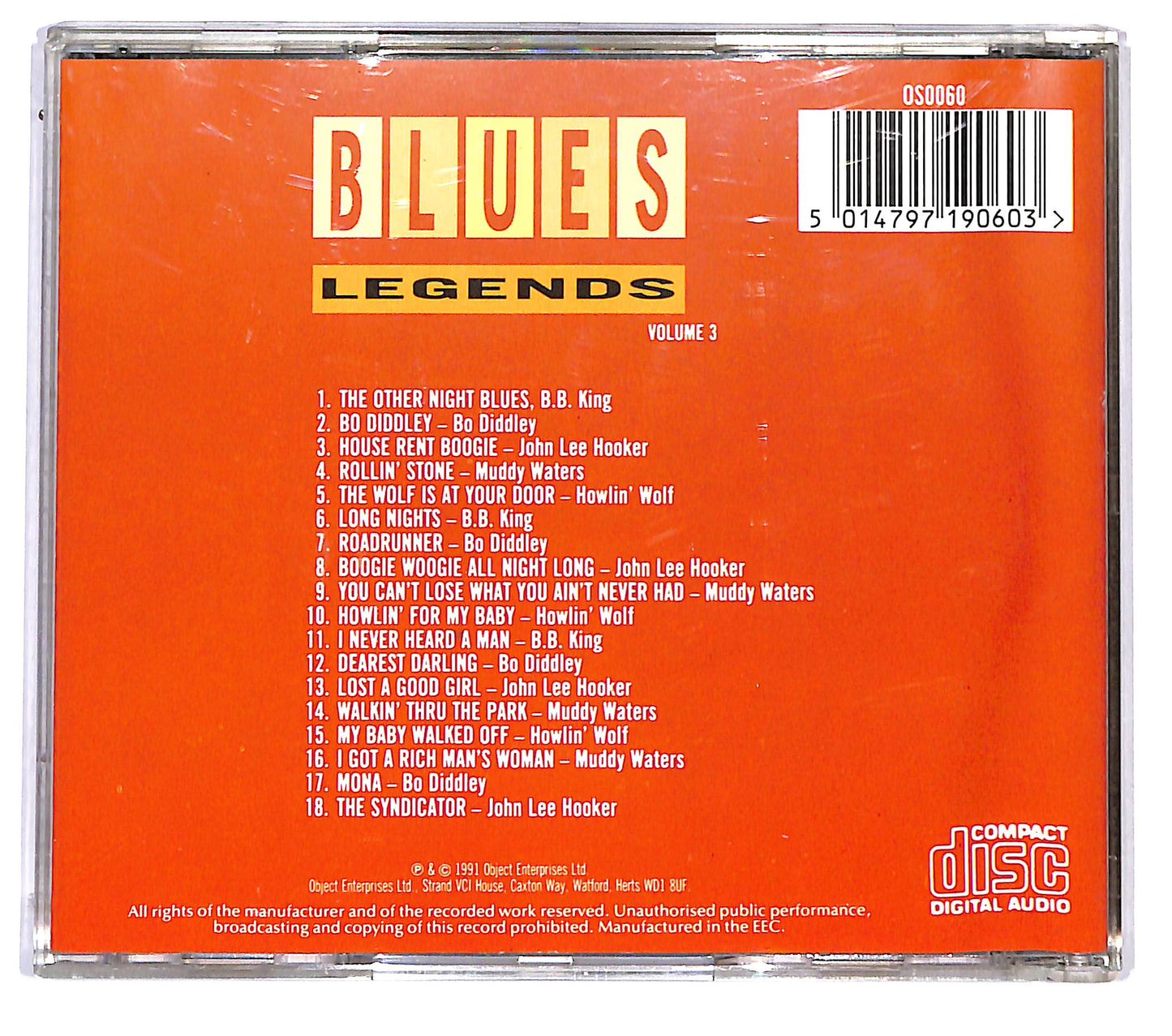 EBOND Various - Blues Legends Volume 3 CD CD123758