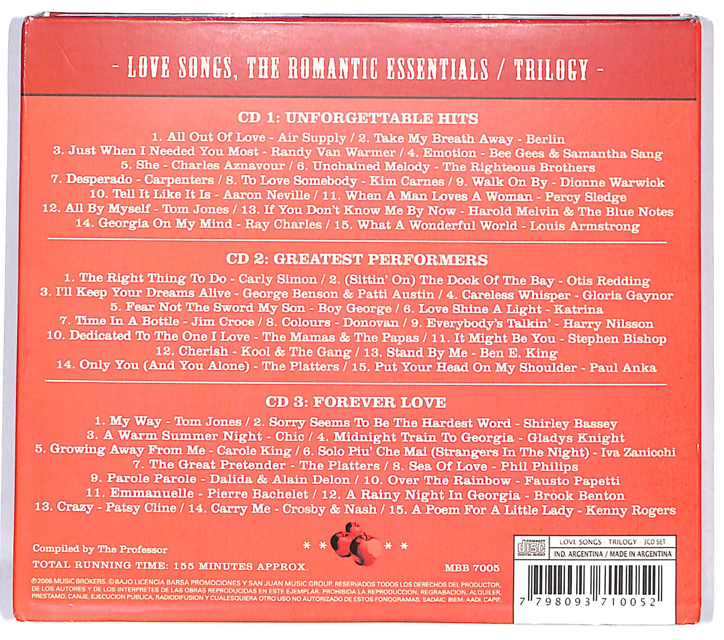 EBOND Various - Love Songs, The Romantic Essentials - Trilogy - CD CD123805