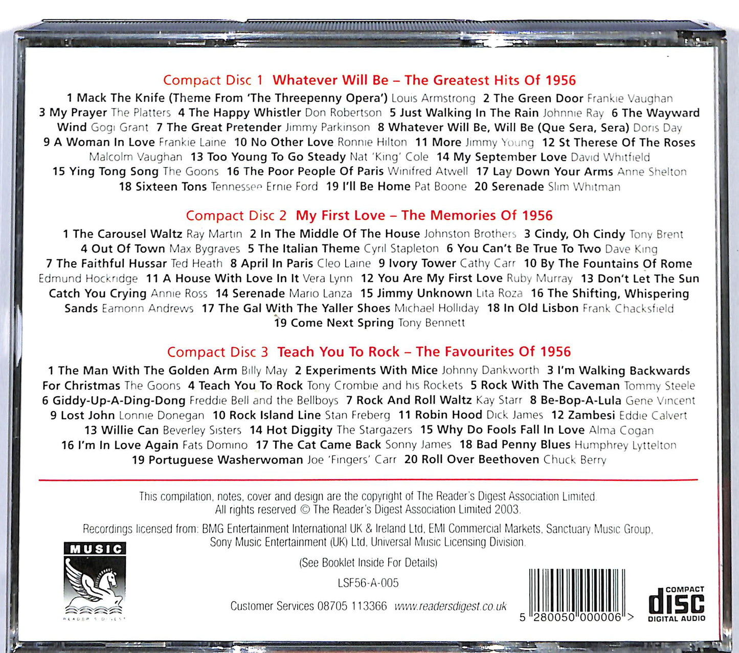 EBOND Various - Sounds Of The Fifties - Nineteen 56 CD CD123834