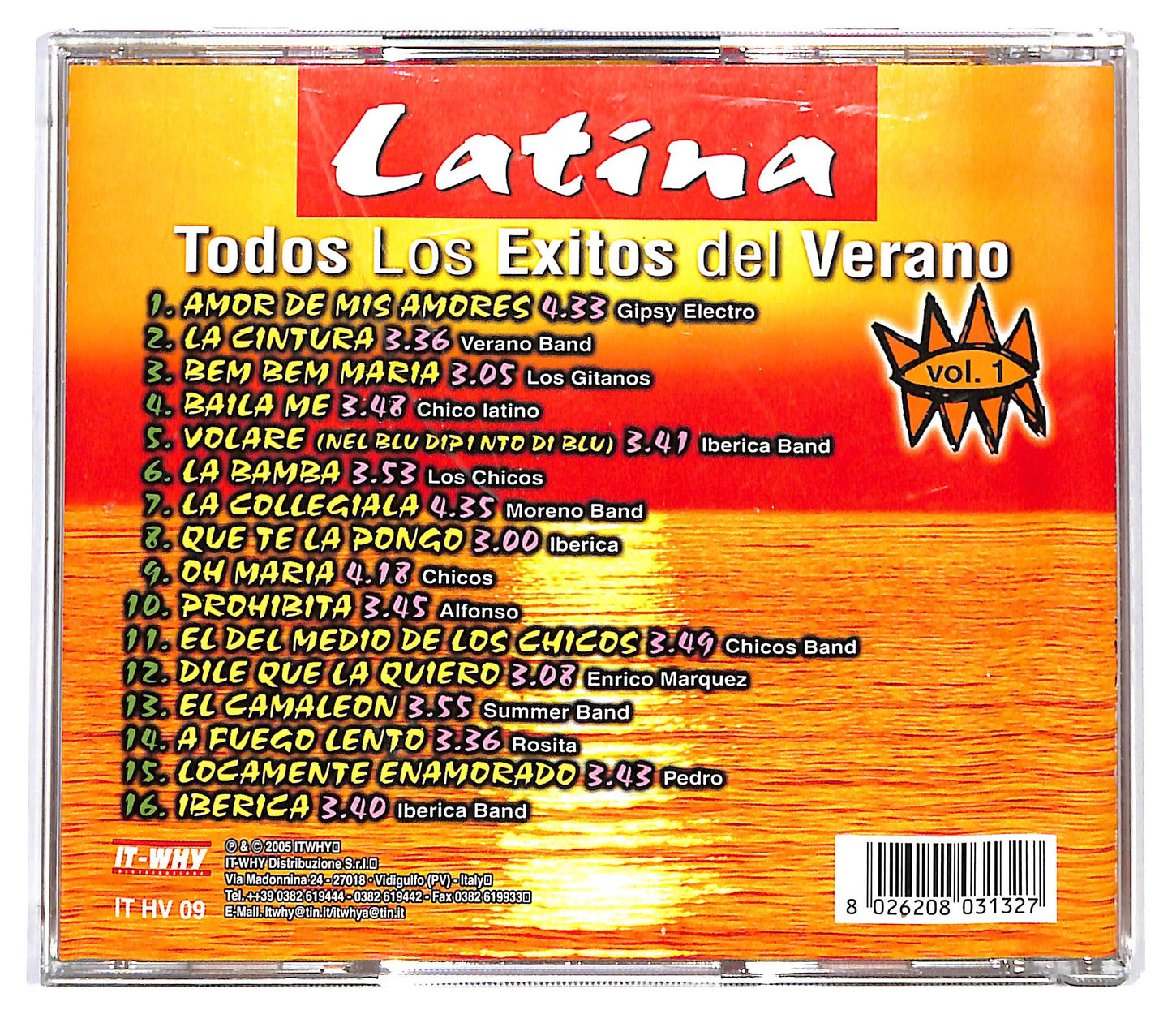 EBOND Various - Latina - Todos Los Exitos Del Verano Vol. 1 CD CD123907