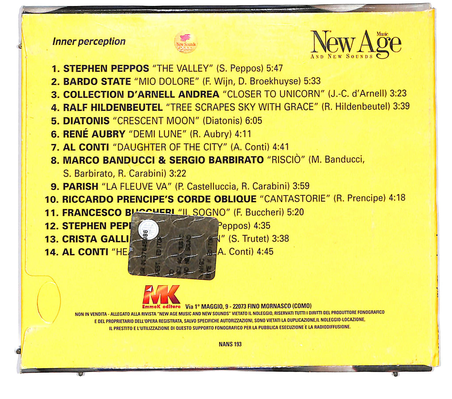 EBOND Various - Inner Perception CD CD123915