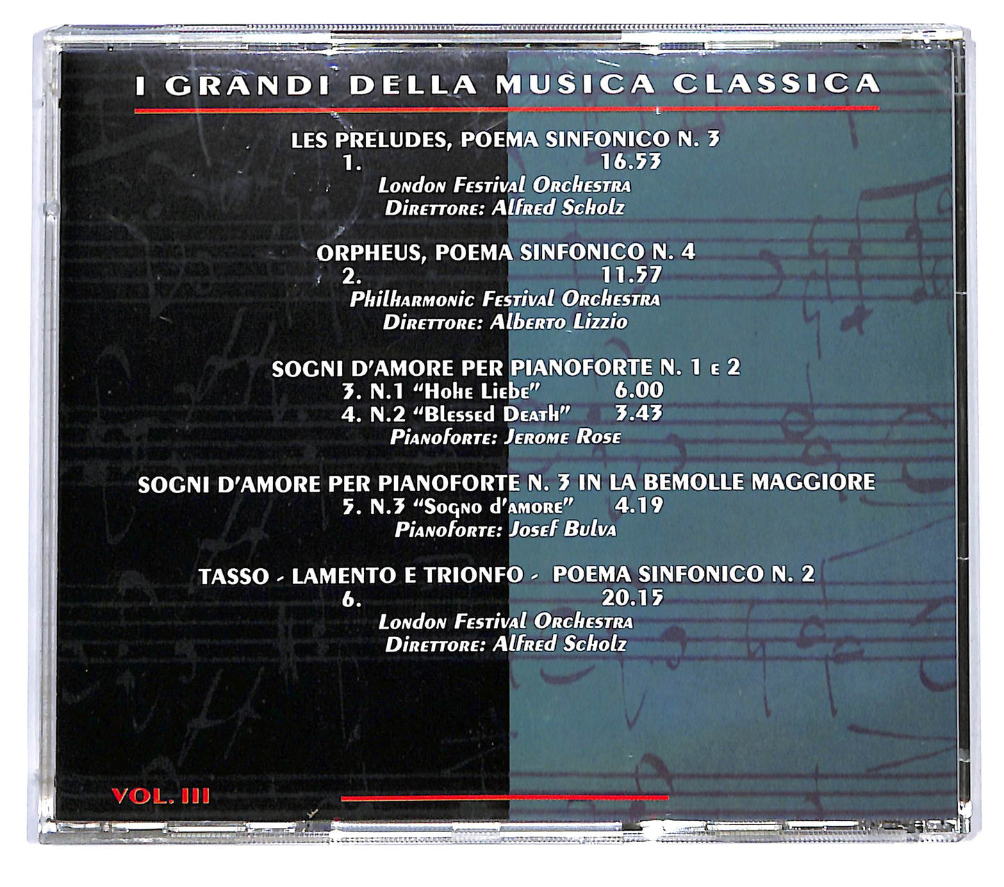EBOND Franz Liszt - Vol. III EDITORIALE CD CD124207