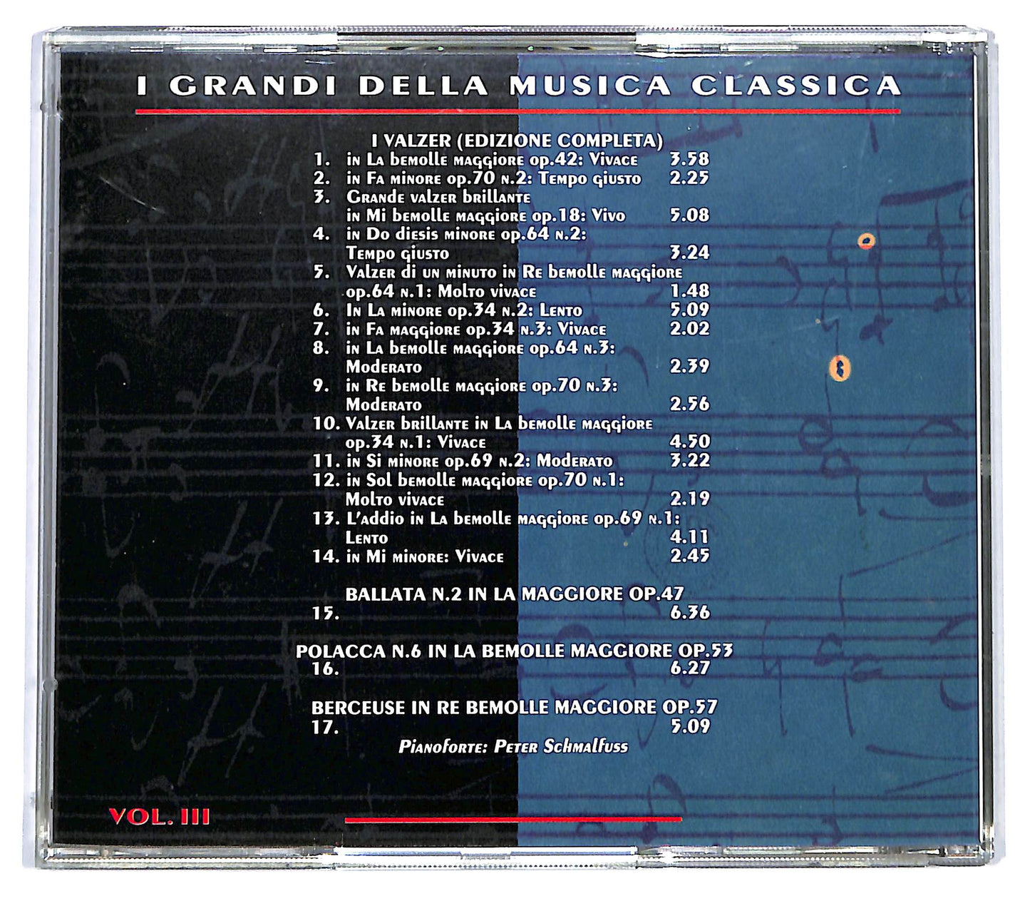 EBOND Chopin - I Grandi Della Musica Classica Vol. III EDITORIALE CD CD124214