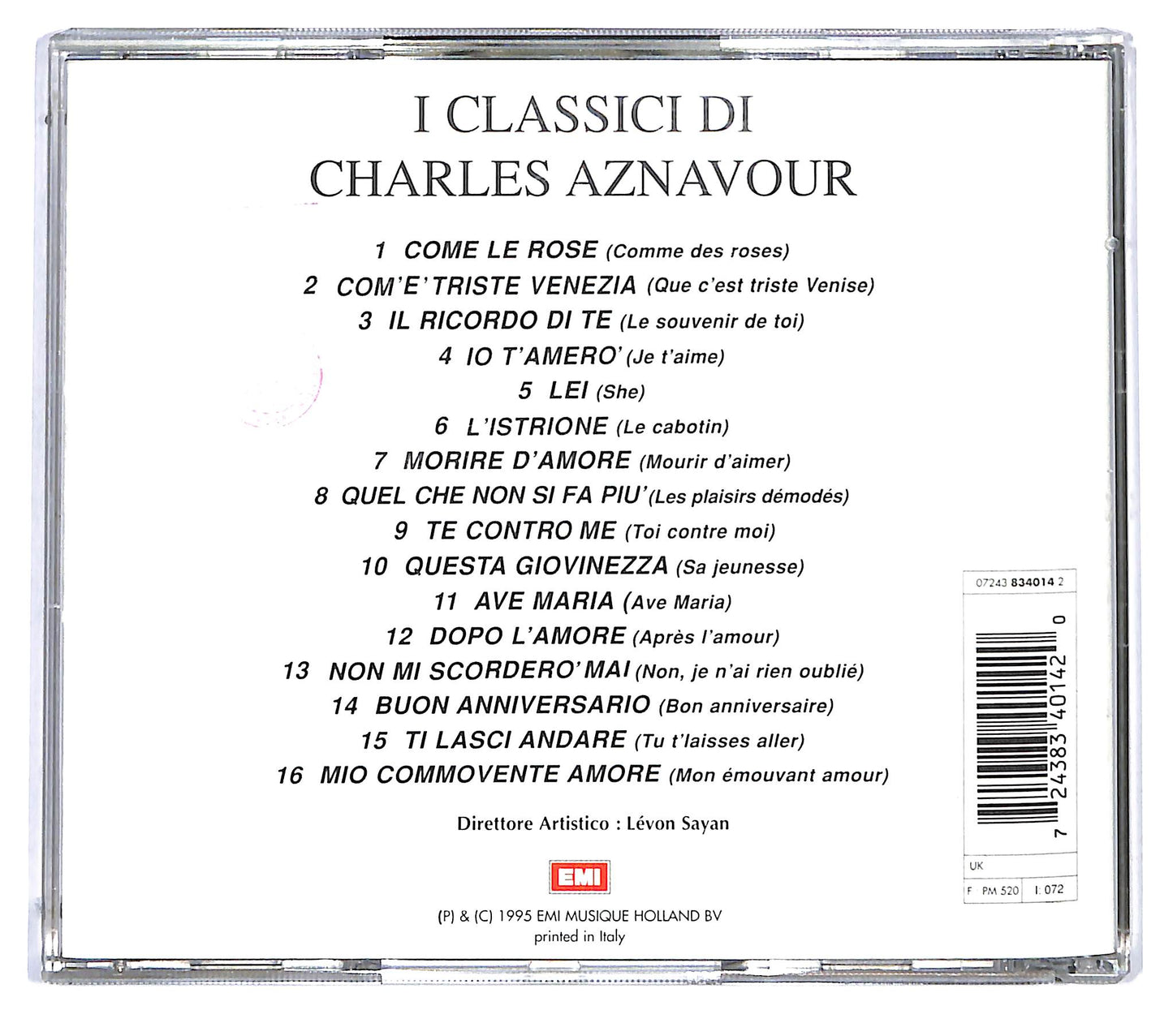 EBOND Aznavour - I Classici Di Charles Aznavour CD CD124215