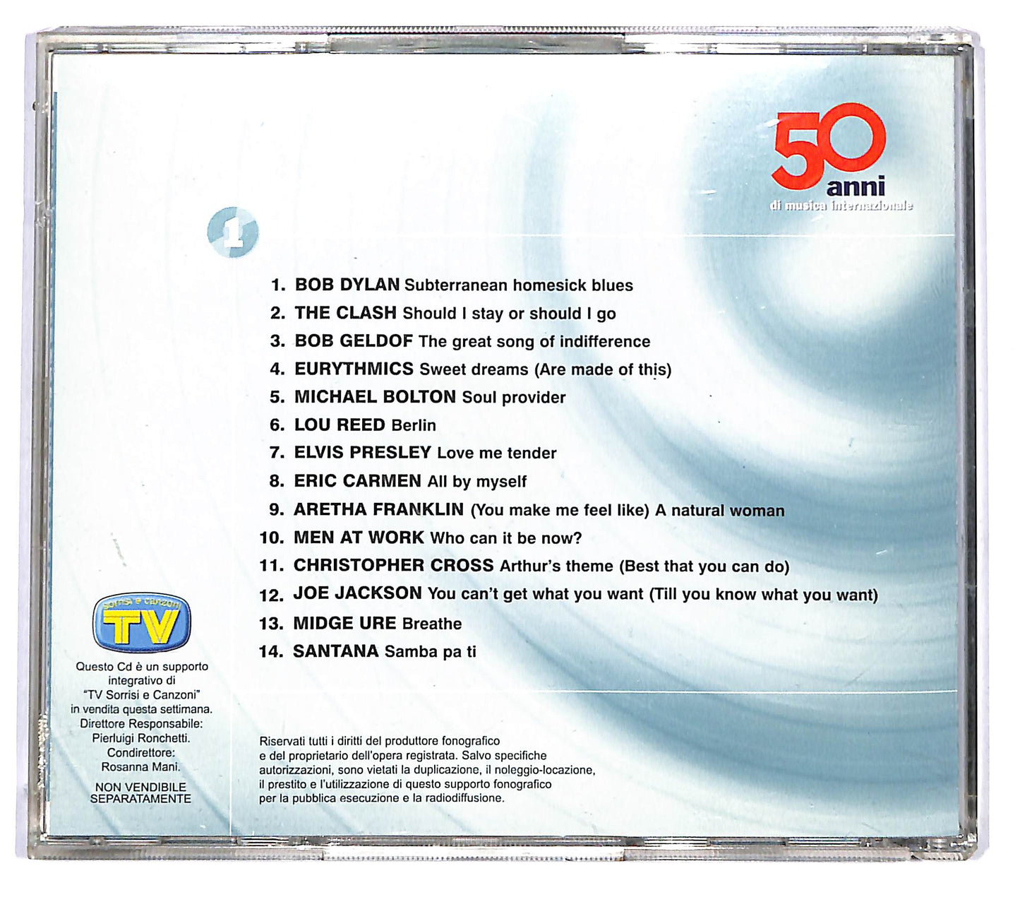 EBOND Various - 50 Anni Di Musica Internazionale Vol 1 EDITORIALE CD CD124231