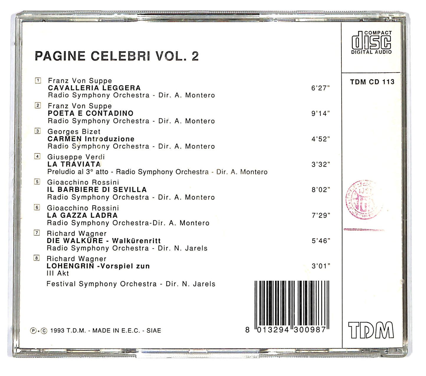 EBOND Various - Pagine Celebri Vol 2 CD CD124254